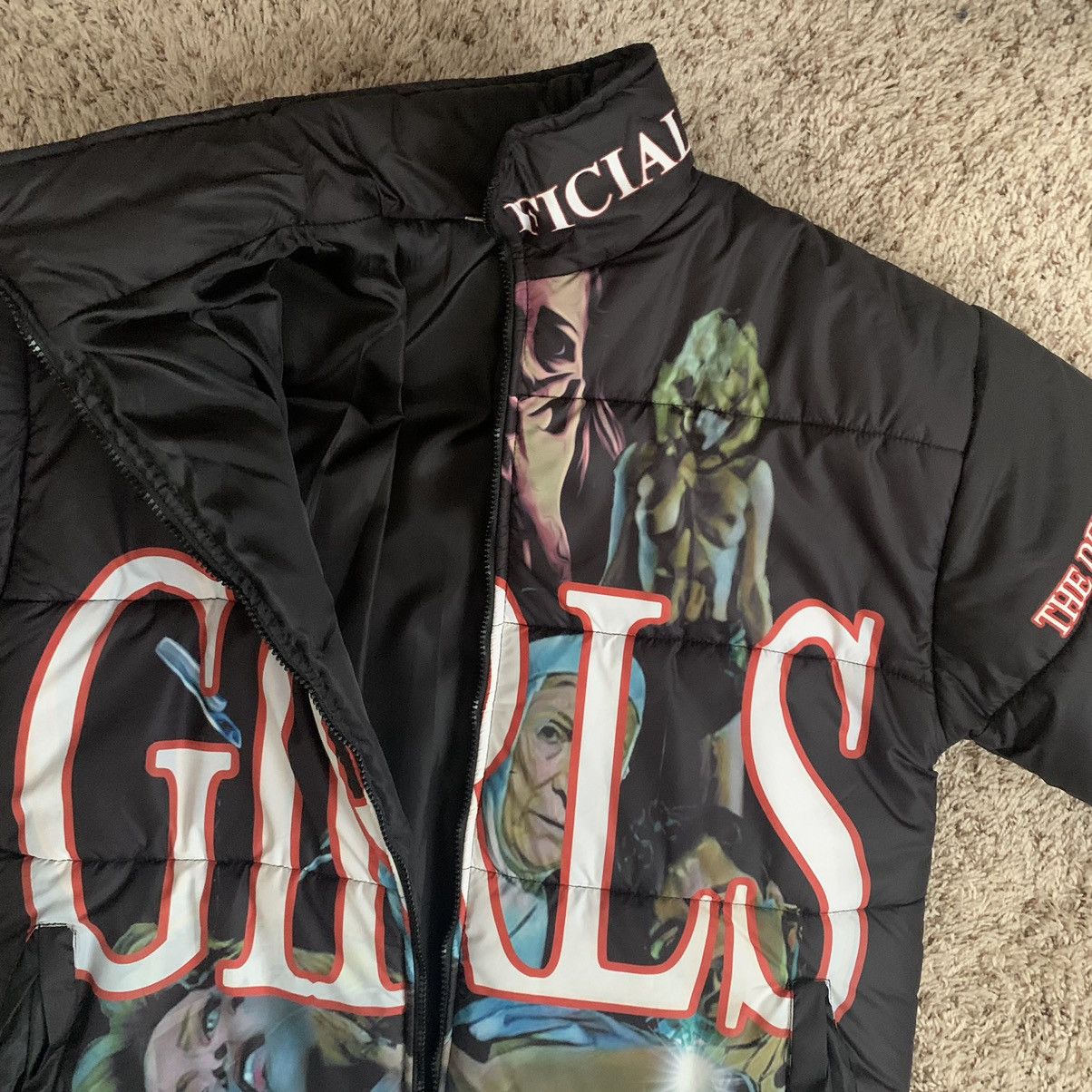 Other Superficial “GIRLS” Puffer Jacket Size US XL / EU 56 / 4 - 5 Thumbnail