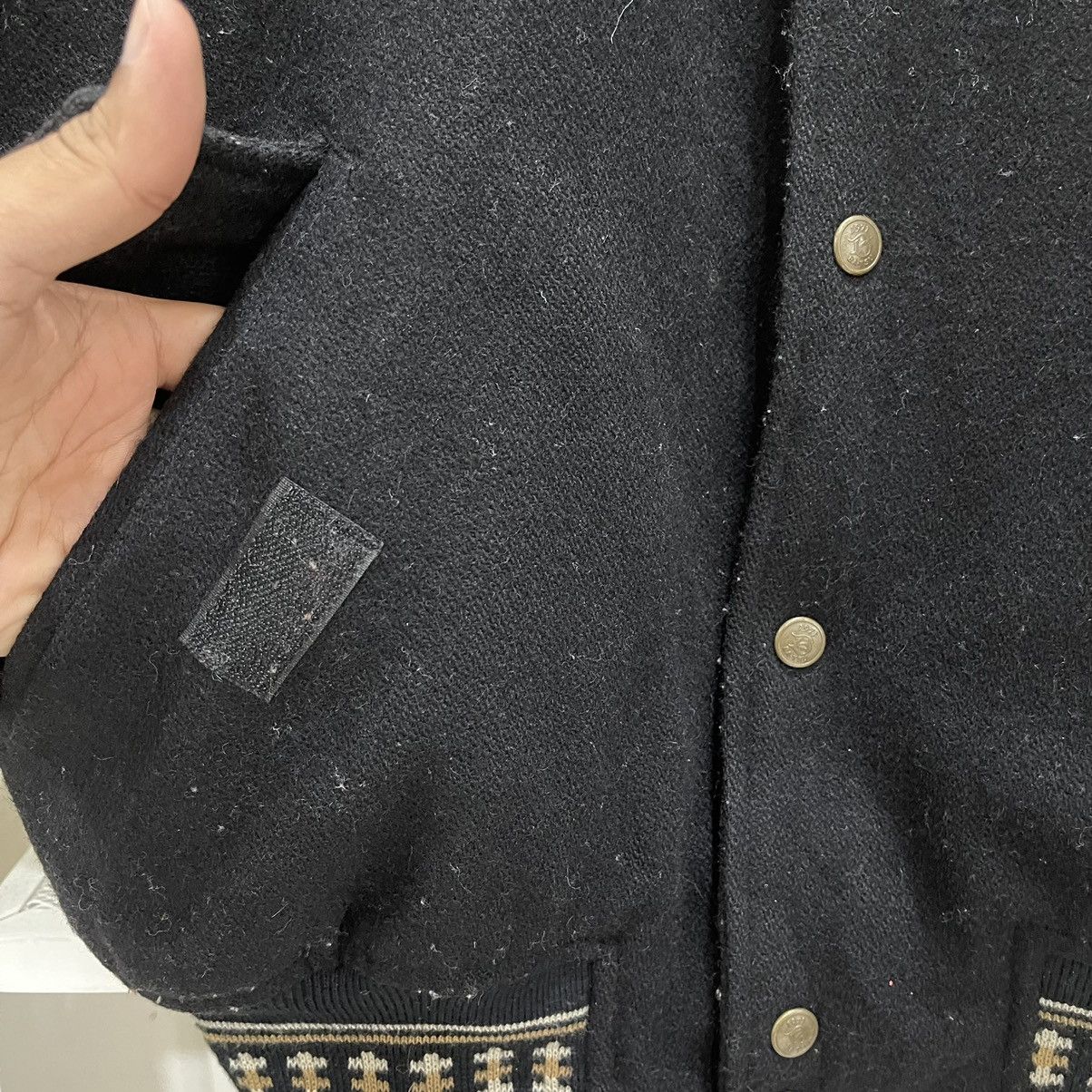 Japanese Brand LAST DROP BATSU Champion Wool Leather Varsity Jacket Size US M / EU 48-50 / 2 - 19 Thumbnail