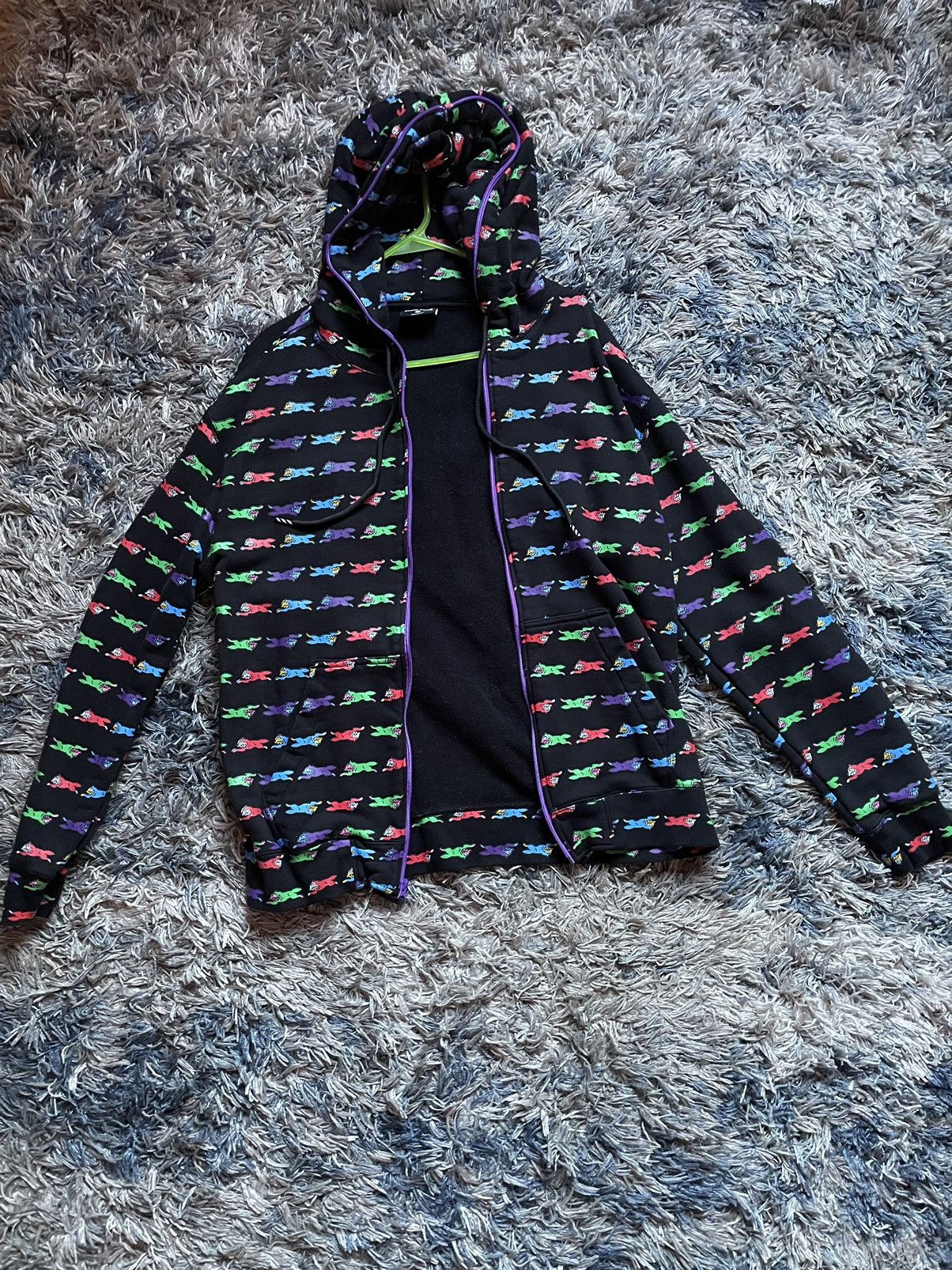 Billionaire Boys Club Ice cream zip up hoodie dog logo Grailed