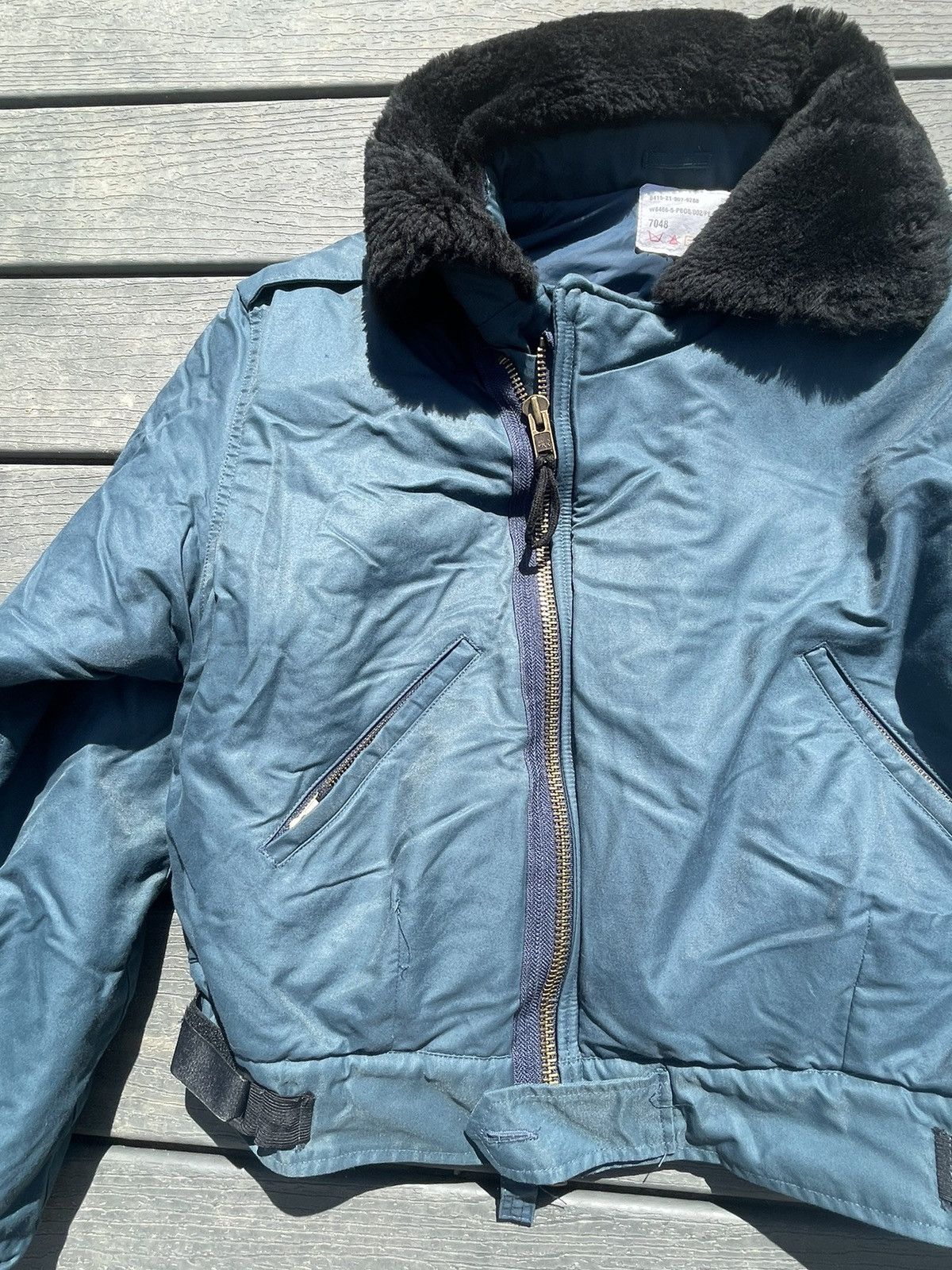 Japanese Brand × Vintage 80s Vintage Military Jacket / Cropped Fit Size US XL / EU 56 / 4 - 8 Thumbnail