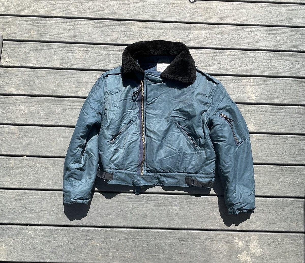 Japanese Brand × Vintage 80s Vintage Military Jacket / Cropped Fit Size US XL / EU 56 / 4 - 2 Thumbnail