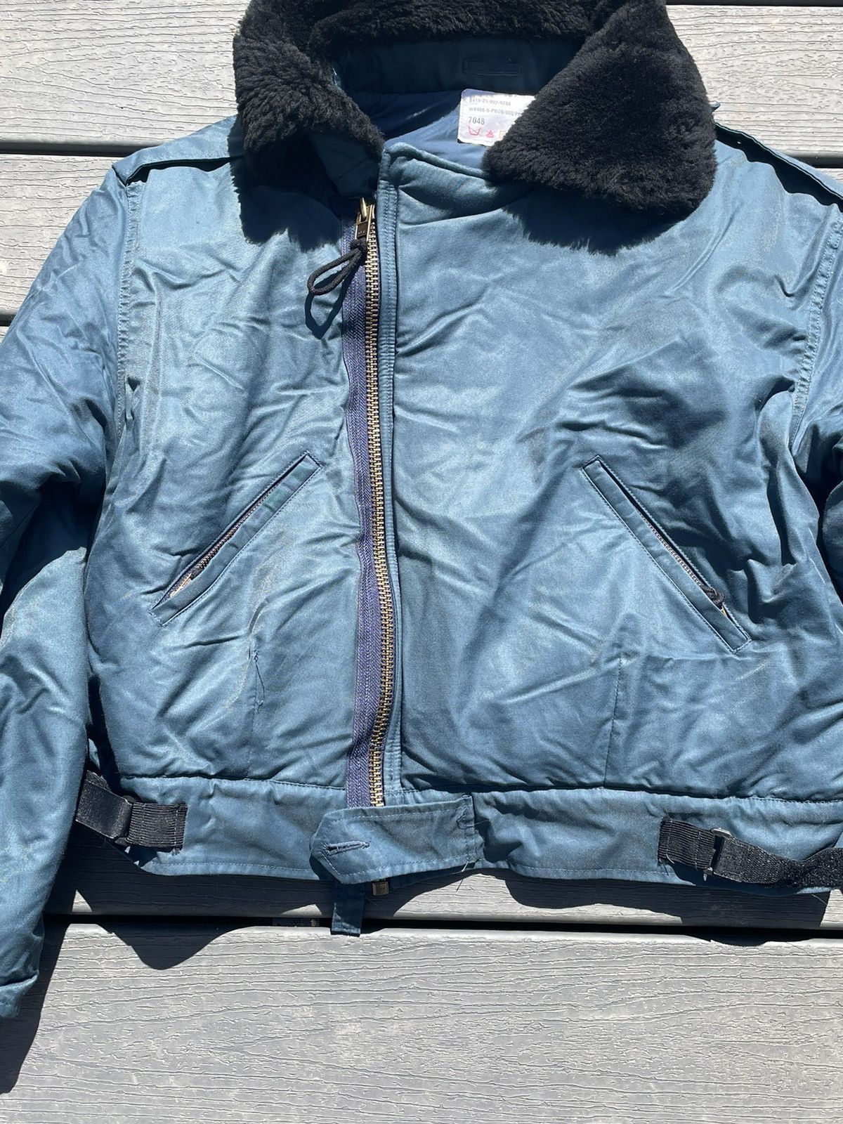 Japanese Brand × Vintage 80s Vintage Military Jacket / Cropped Fit Size US XL / EU 56 / 4 - 3 Thumbnail