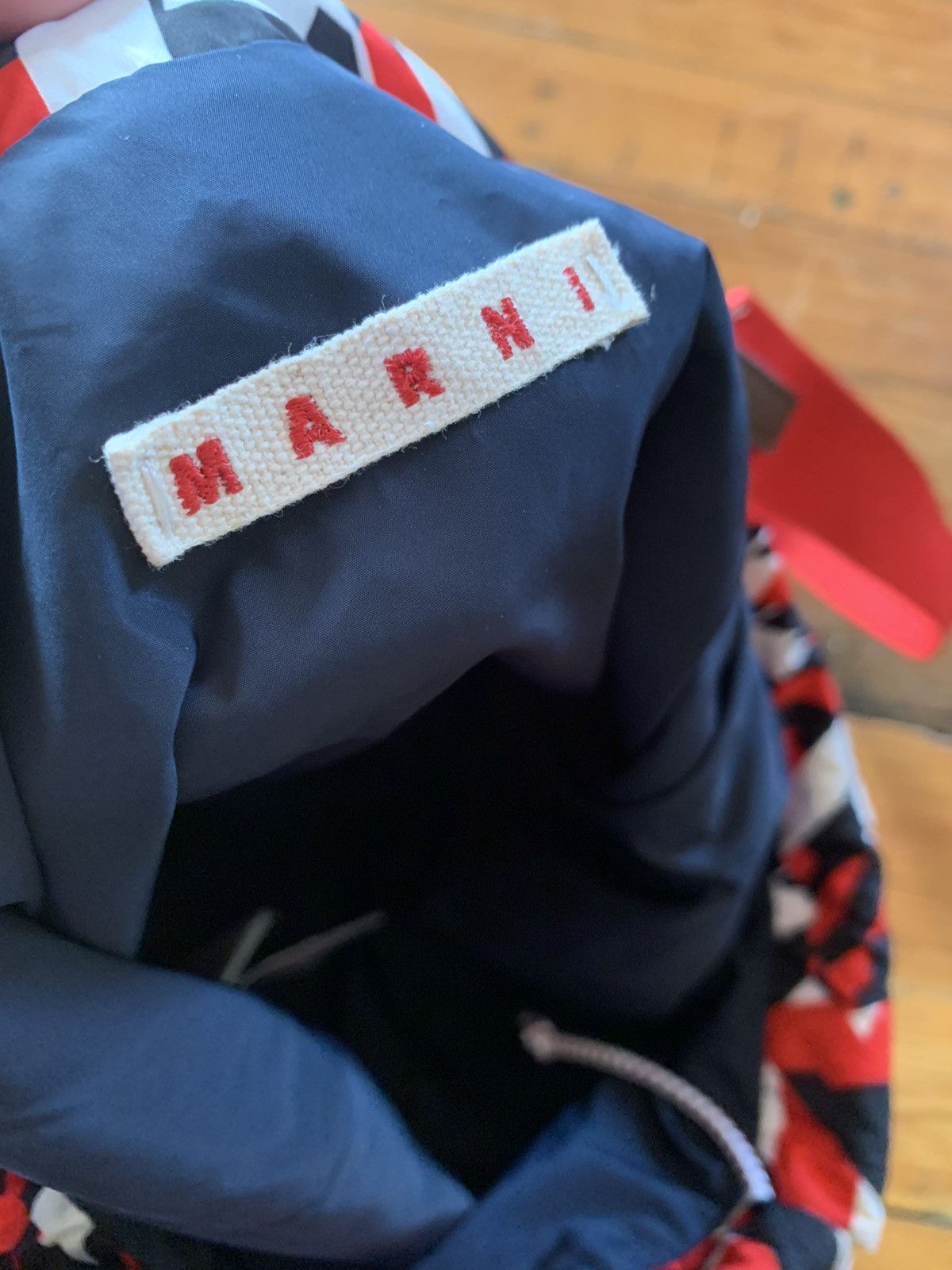 Marni Marni Drawstring Nylon Backpack with pouch Size ONE SIZE - 3 Thumbnail
