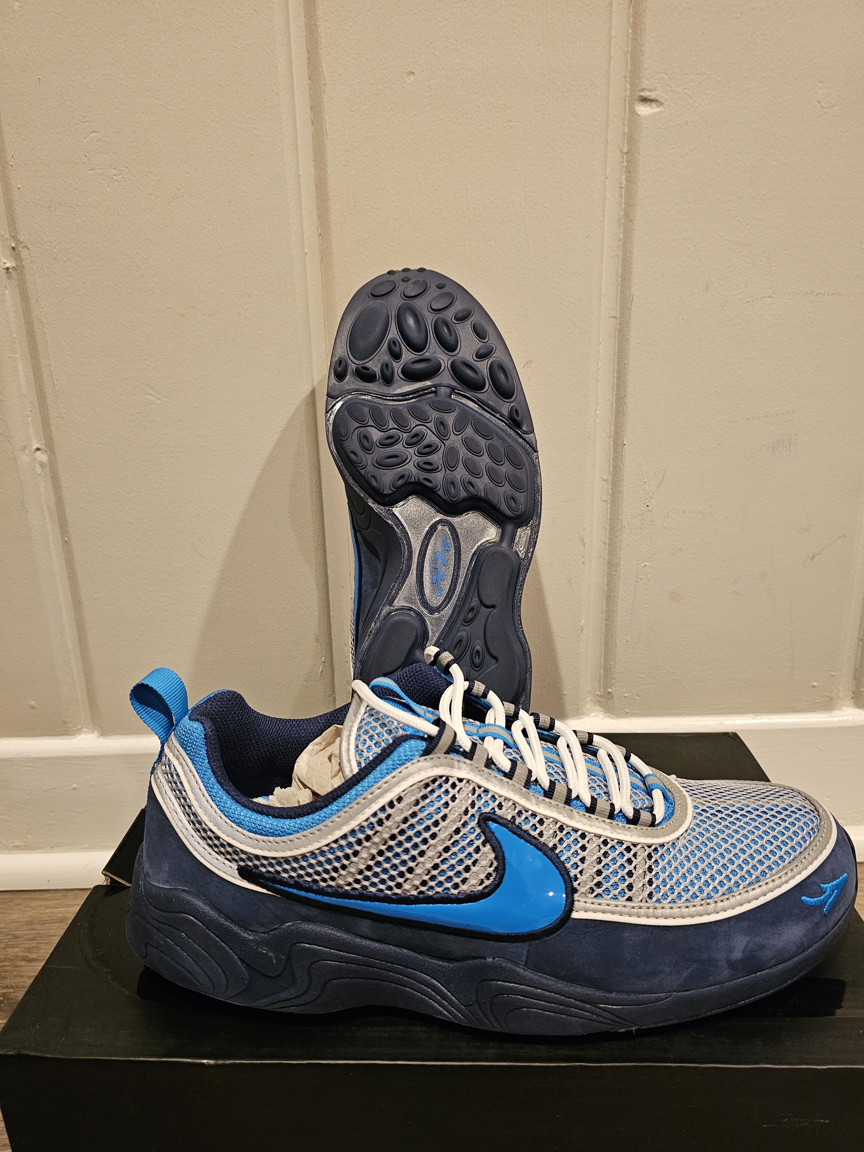 Nike × Recon Stash Zoom Spiridon 16 Harbor Blue Size US 11 / EU 44 - 2 Thumbnail