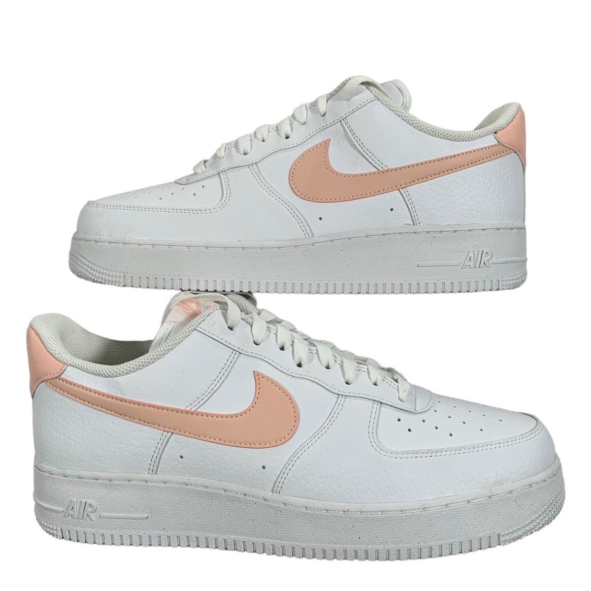 White Air Force Low Peach Air Force Ladies Peach Nike Trainers