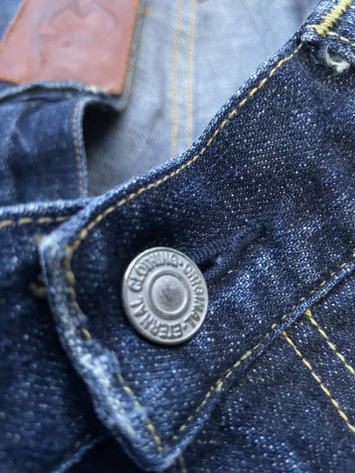 Eternal Vintage Eternal Japan Double Knee denim Size US 35 - 14 Thumbnail