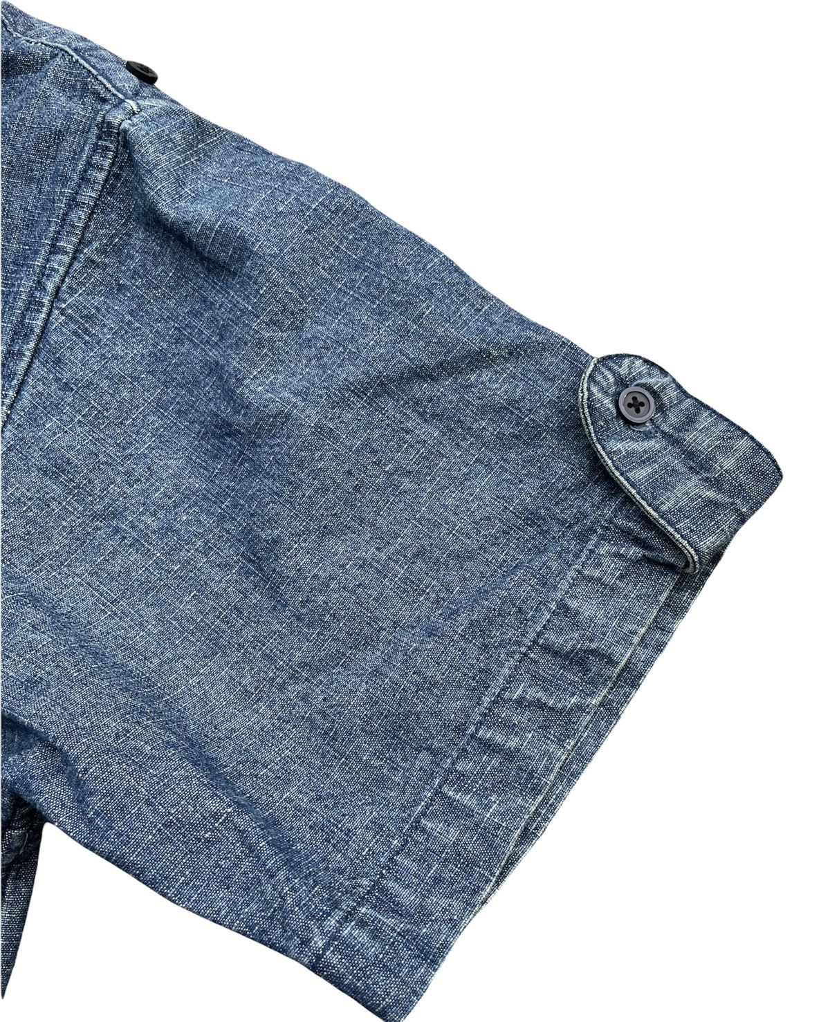 Japanese Brand Kriff Mayer Hawaiian Denim Shirt Size US M / EU 48-50 / 2 - 8 Thumbnail