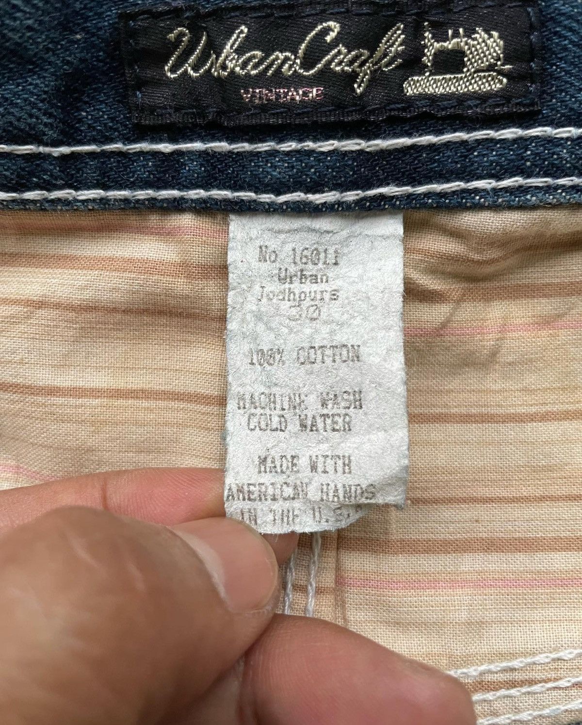 Other Urban Craft Vintage Selvedge Denim Size US 30 / EU 46 - 10 Thumbnail