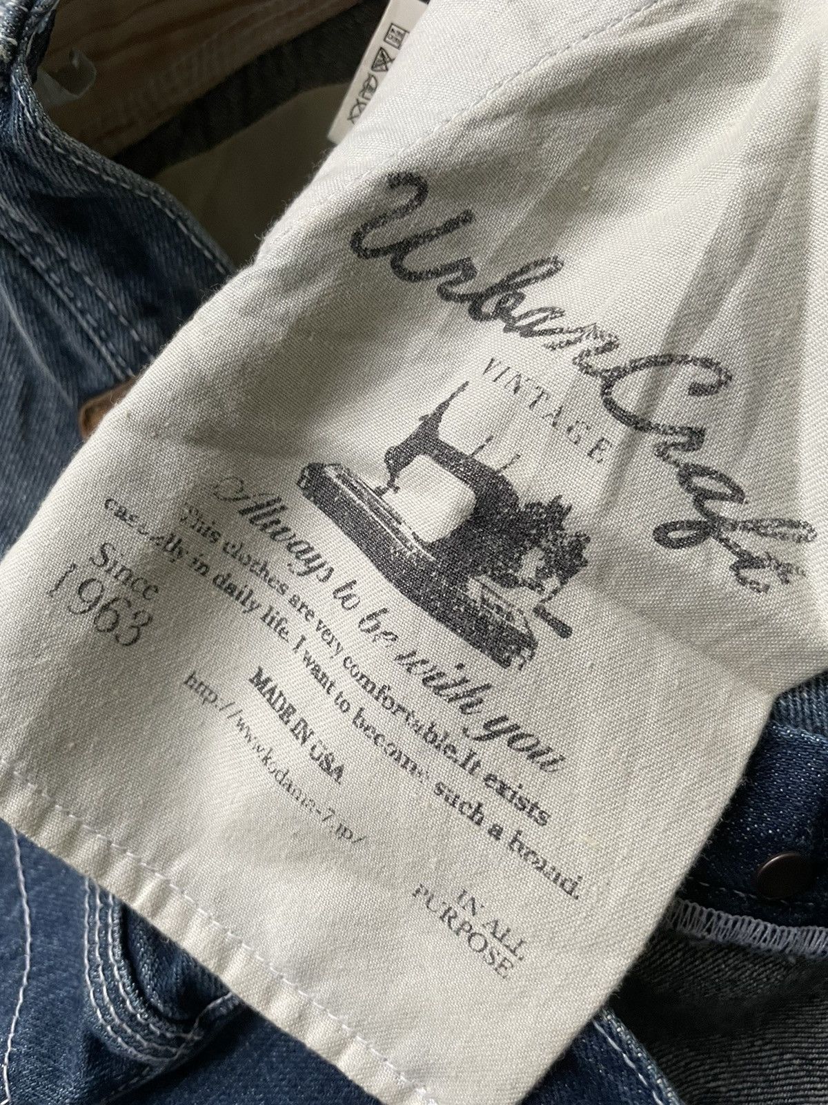 Other Urban Craft Vintage Selvedge Denim Size US 30 / EU 46 - 17 Thumbnail