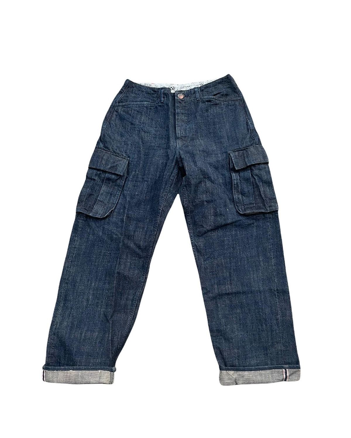 Evisu Rare EVISU Yamane Selvedge Cargo Denim Size US 32 / EU 48 - 1 Thumbnail