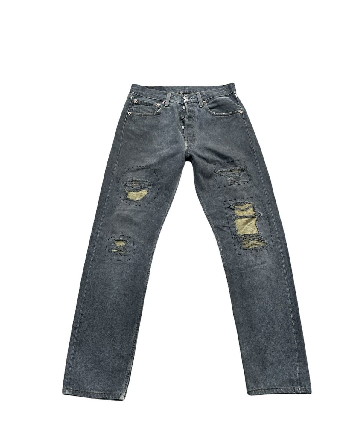 Levi's Vintage Levis 501 e 2000 Usa Custom Denim Size US 30 / EU 46 - 1 Thumbnail