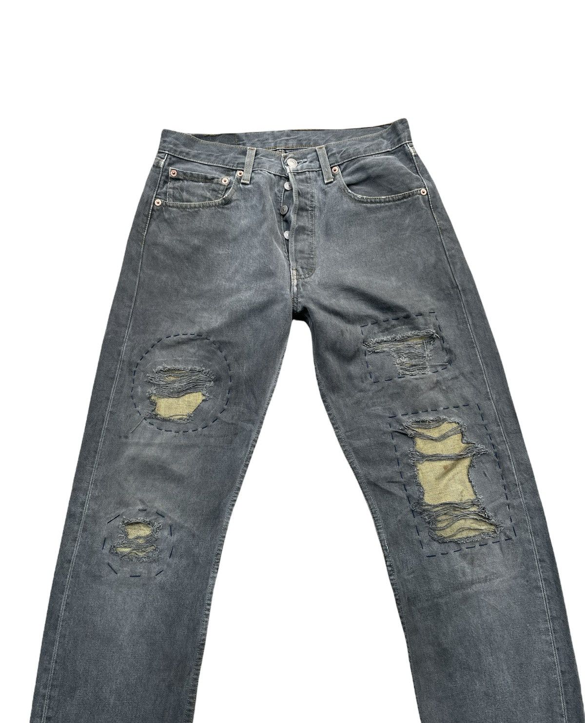 Levi's Vintage Levis 501 e 2000 Usa Custom Denim Size US 30 / EU 46 - 11 Thumbnail
