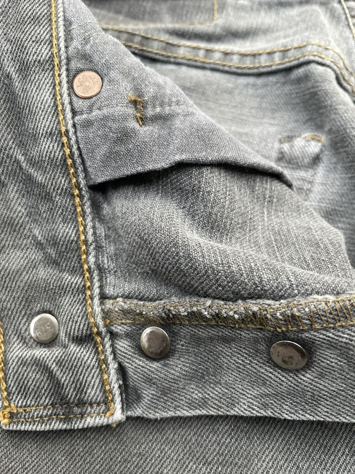 Levi's Vintage Levis 501 e 2000 Usa Custom Denim Size US 30 / EU 46 - 14 Thumbnail