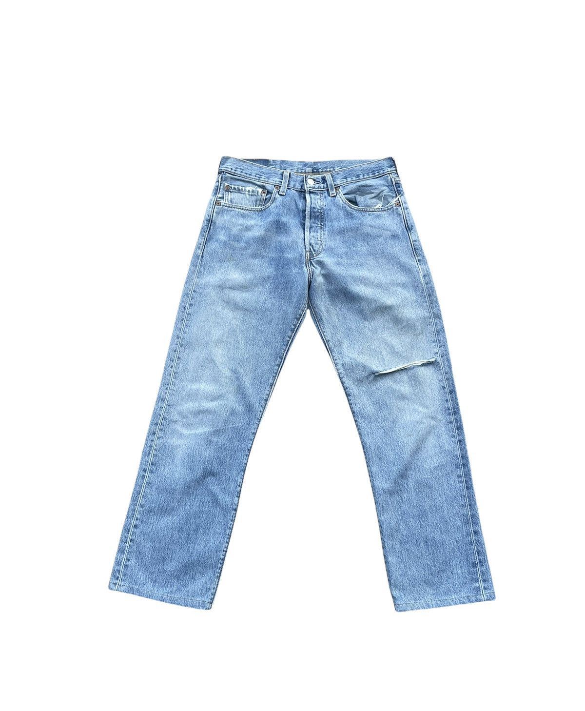 Vintage Levi’s 501 e 2002 Guetamala Aging Wash Distressed