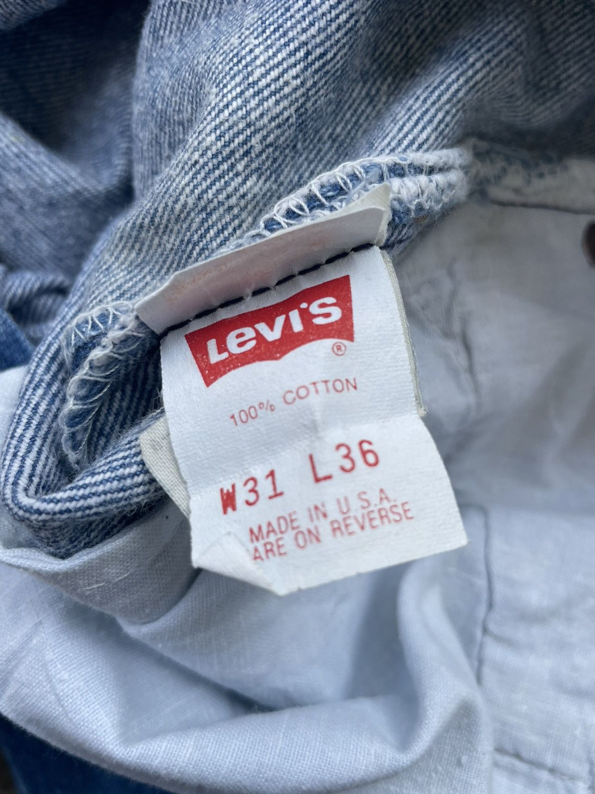 Levi's × Vintage Vintage Levi’s 501 1991 Denim Size US 29 - 12 Thumbnail