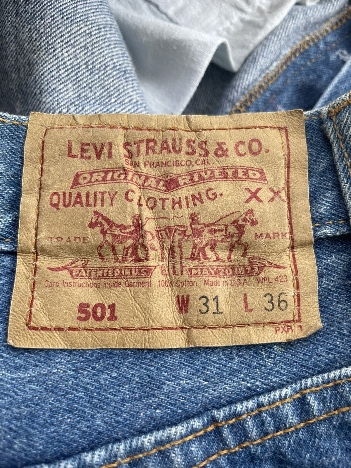 Levi's × Vintage Vintage Levi’s 501 1991 Denim Size US 29 - 9 Thumbnail