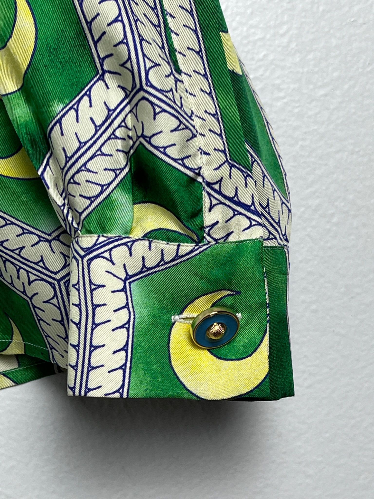 Casablanca Moonlight Tiles Silk Shirt Size US S / EU 44-46 / 1 - 4 Thumbnail
