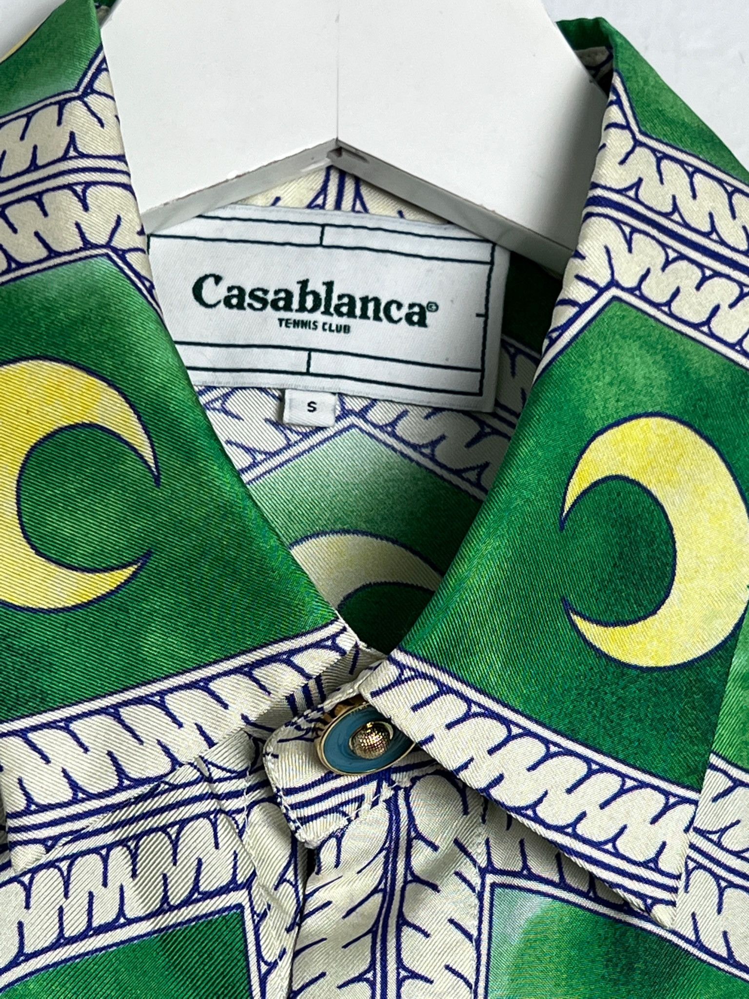 Casablanca Moonlight Tiles Silk Shirt Size US S / EU 44-46 / 1 - 5 Thumbnail