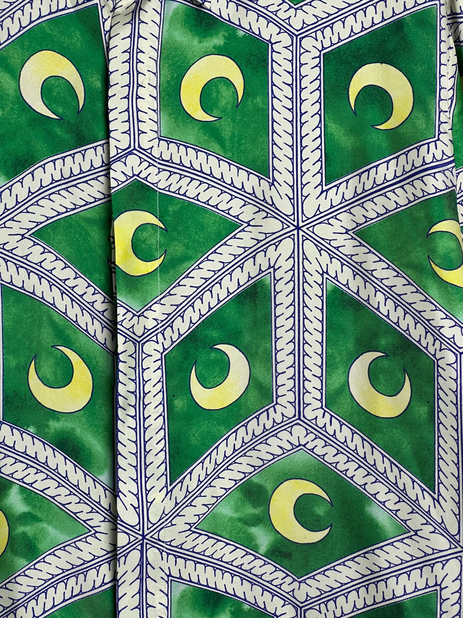 Casablanca Moonlight Tiles Silk Shirt Size US S / EU 44-46 / 1 - 3 Thumbnail