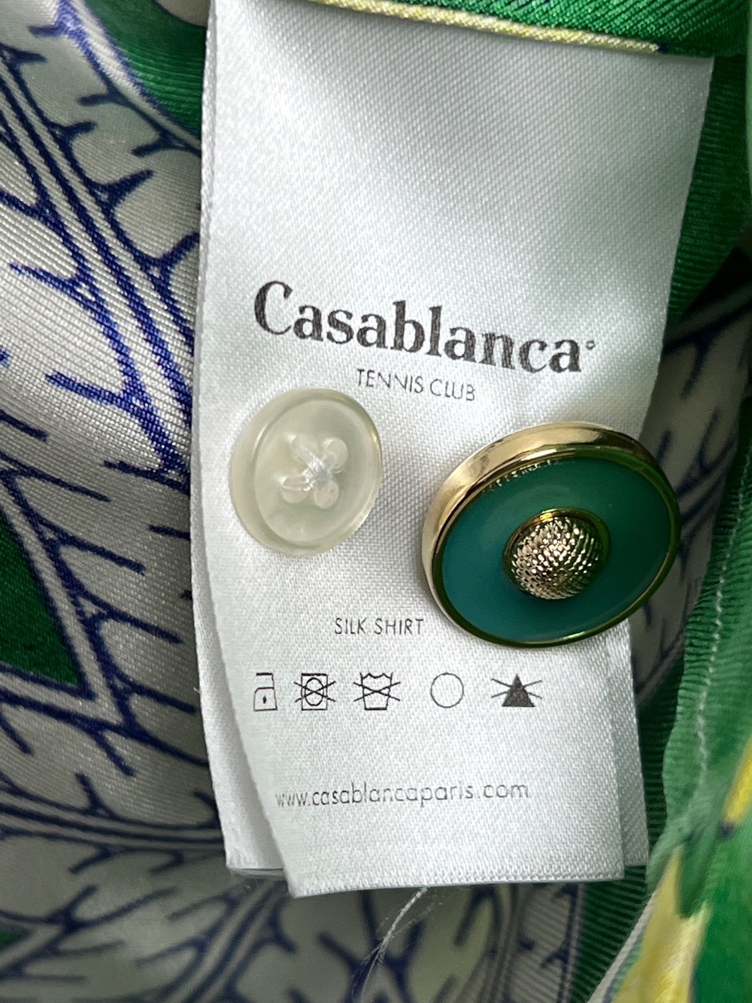 Casablanca Moonlight Tiles Silk Shirt Size US S / EU 44-46 / 1 - 7 Thumbnail