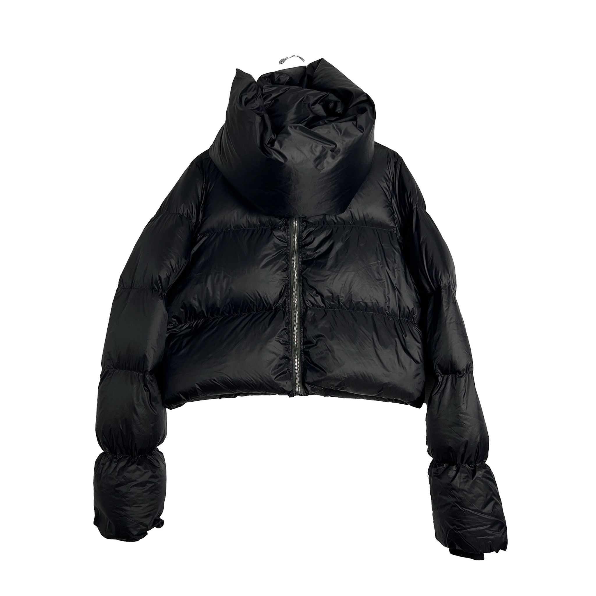 Rick Owens Giacca Piumino Funnel Neck Jacket Size XS / US 0-2 / IT 36-38 - 1 Thumbnail