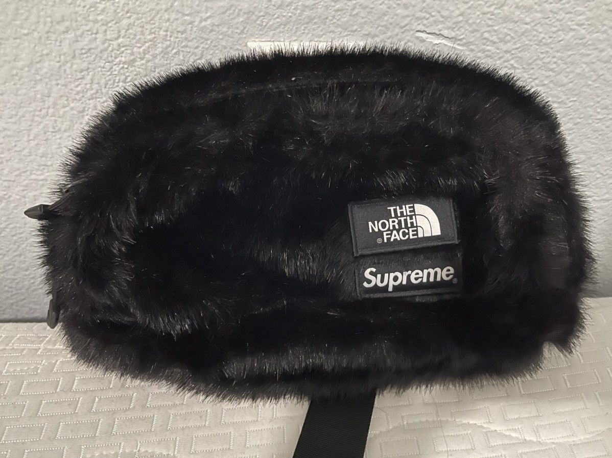 Supreme 🔥Supreme x The North Face Faux Fur Waist Bag | Grailed