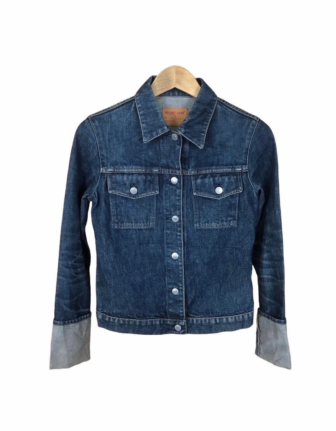 Helmut Lang HELMUT LANG INSIDE OUT DENIM JACKET | Grailed