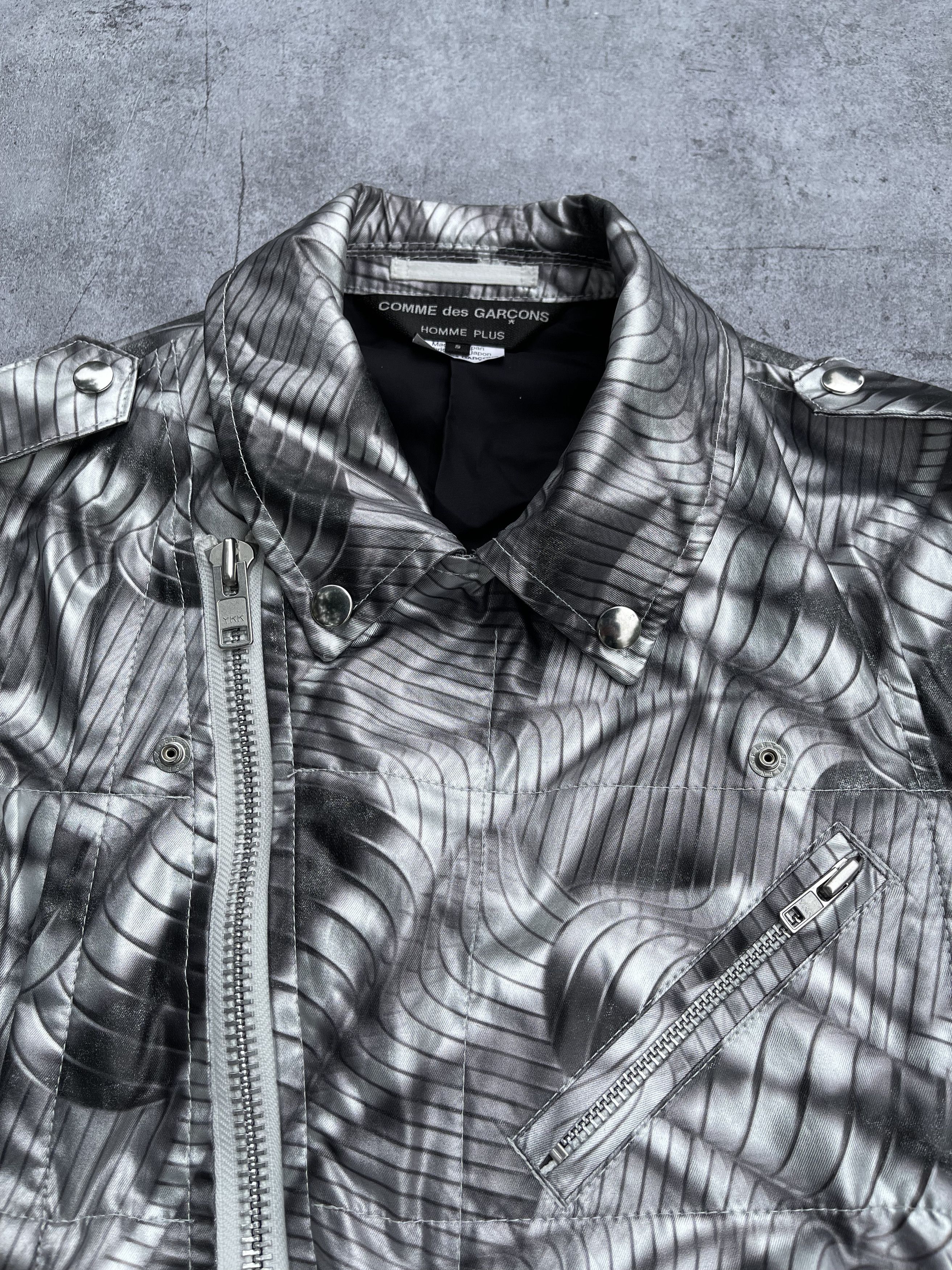Comme des Garcons Homme Plus Comme Des Garcons S/S2021 Metallic Riders Jacket Size US S / EU 44-46 / 1 - 4 Thumbnail