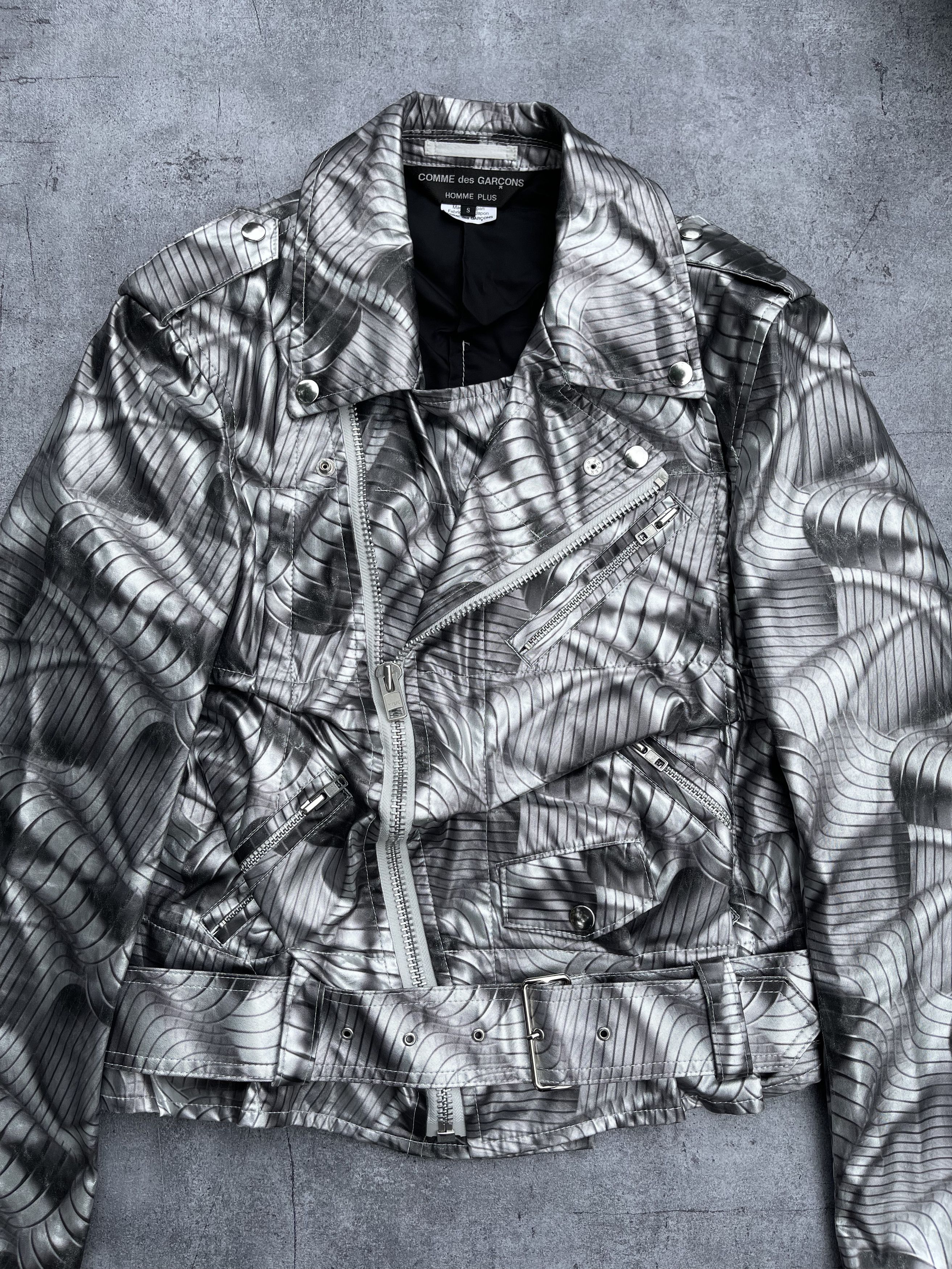 Comme des Garcons Homme Plus Comme Des Garcons S/S2021 Metallic Riders Jacket Size US S / EU 44-46 / 1 - 10 Thumbnail