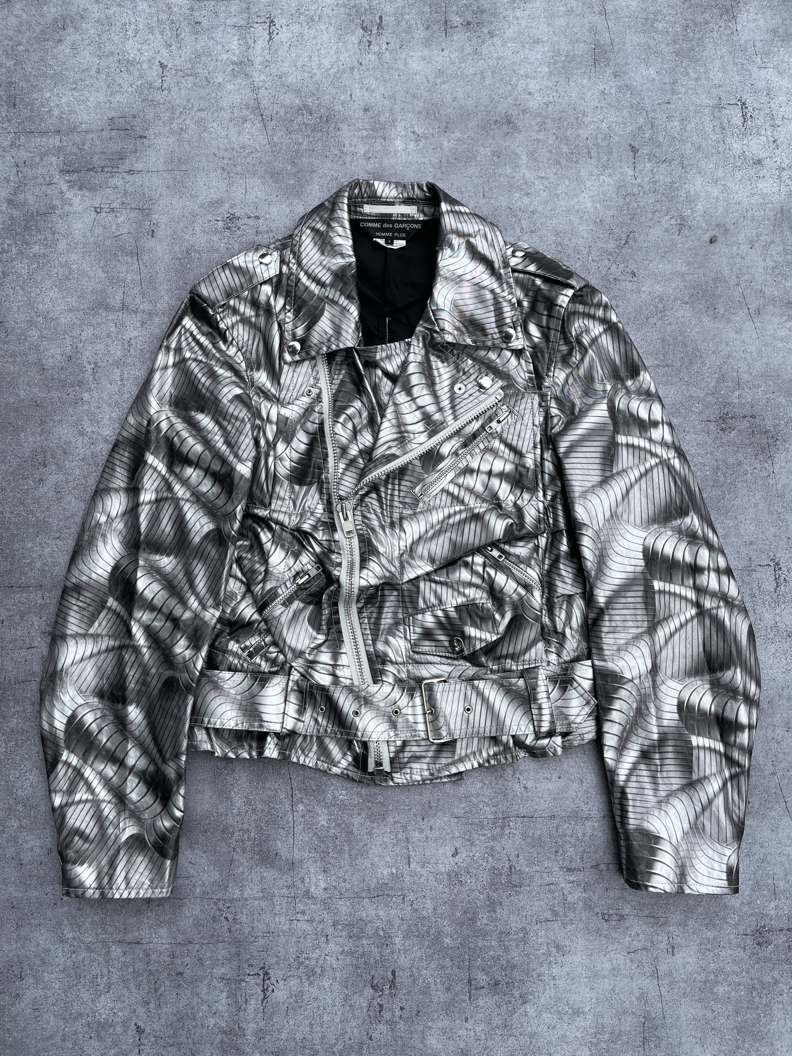 Comme des Garcons Homme Plus Comme Des Garcons S/S2021 Metallic Riders Jacket Size US S / EU 44-46 / 1 - 1 Thumbnail