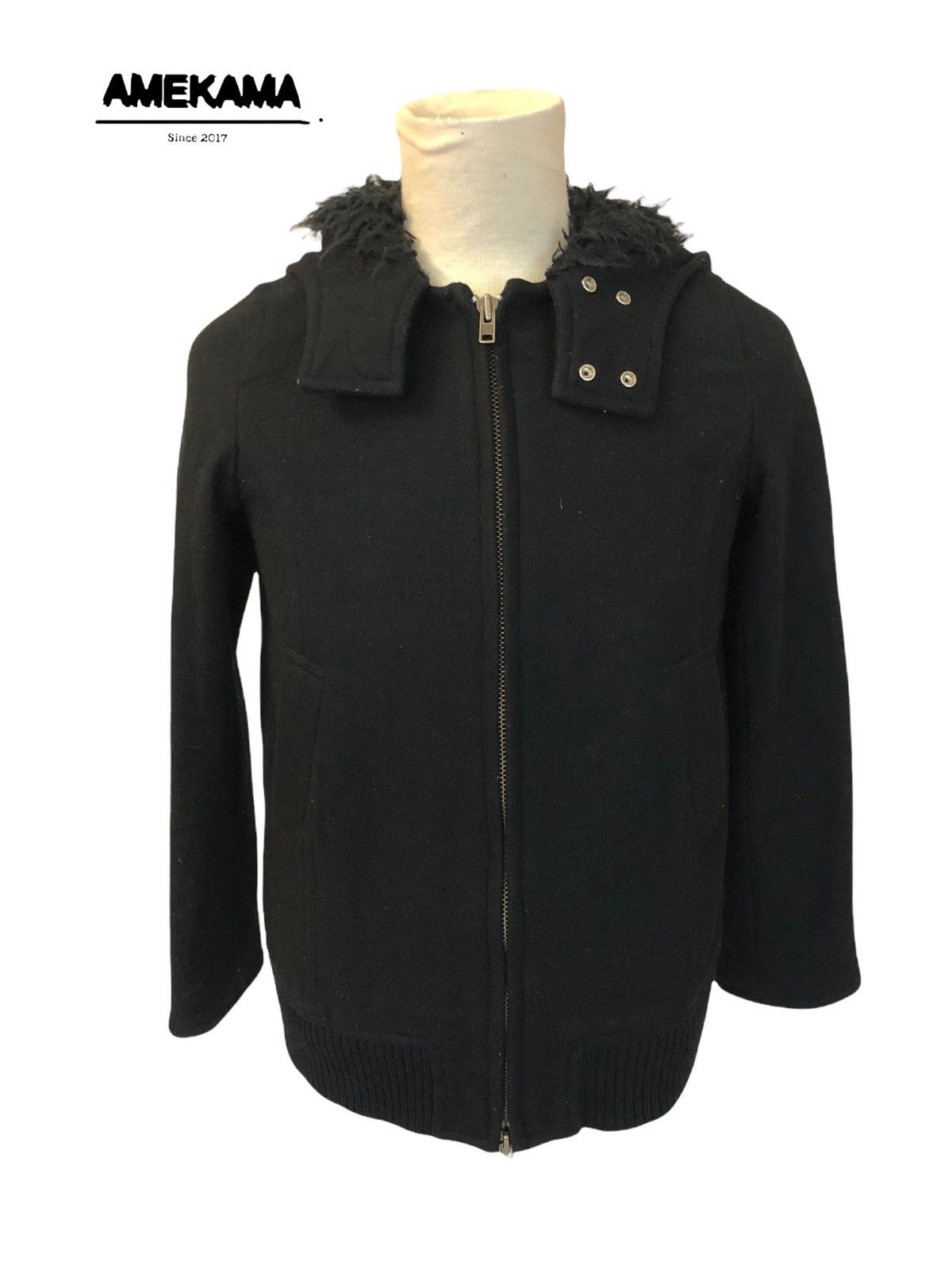 Image of Archival Clothing x Issey Miyake Sunao Kuwahara By Issey Miyake Jacket in Black, Men's (Size Small)