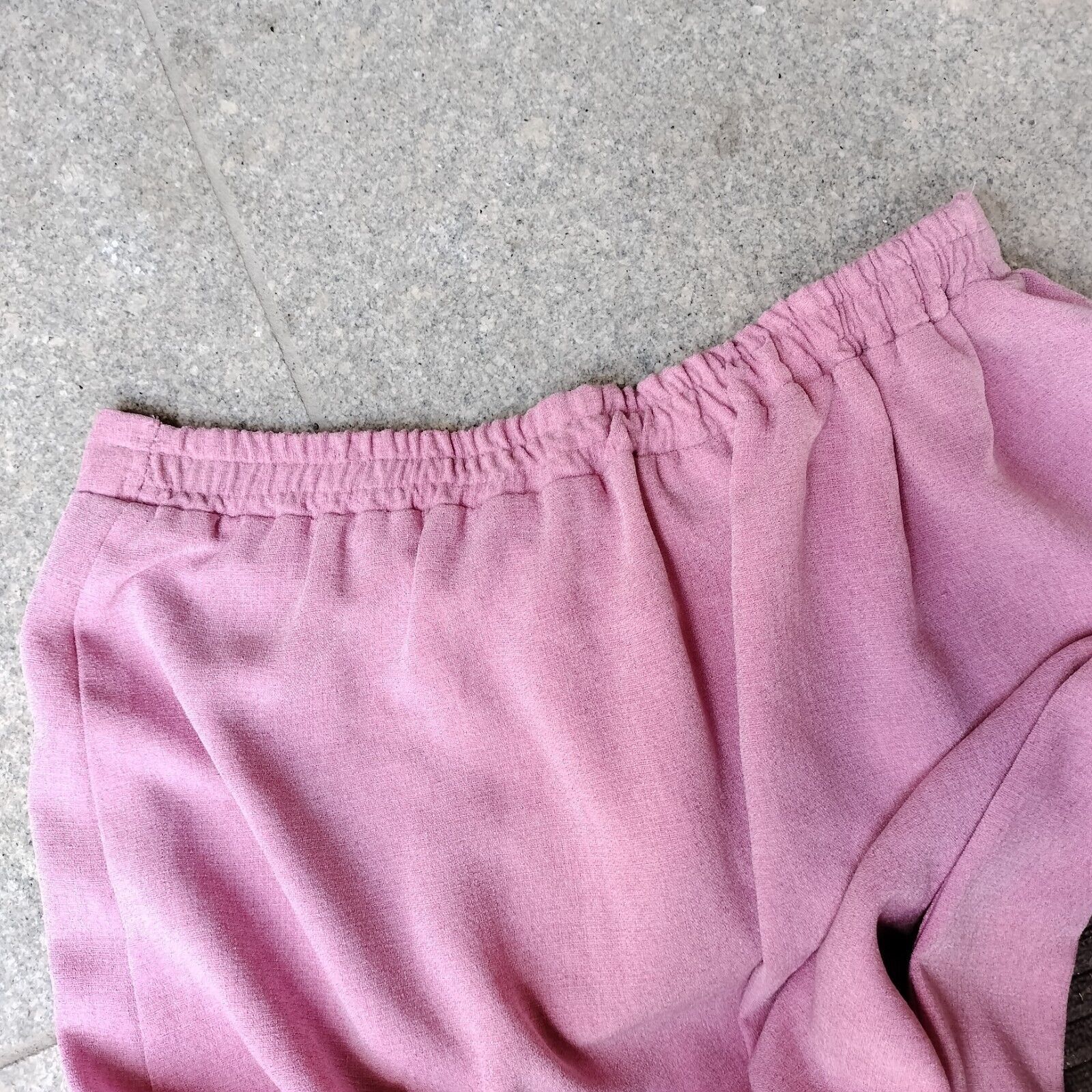 Vintage Vintage 80s Skirt Pink Midi High Waist Knit Button Up Retro Size 34" / US 12 / IT 48 - 11 Thumbnail