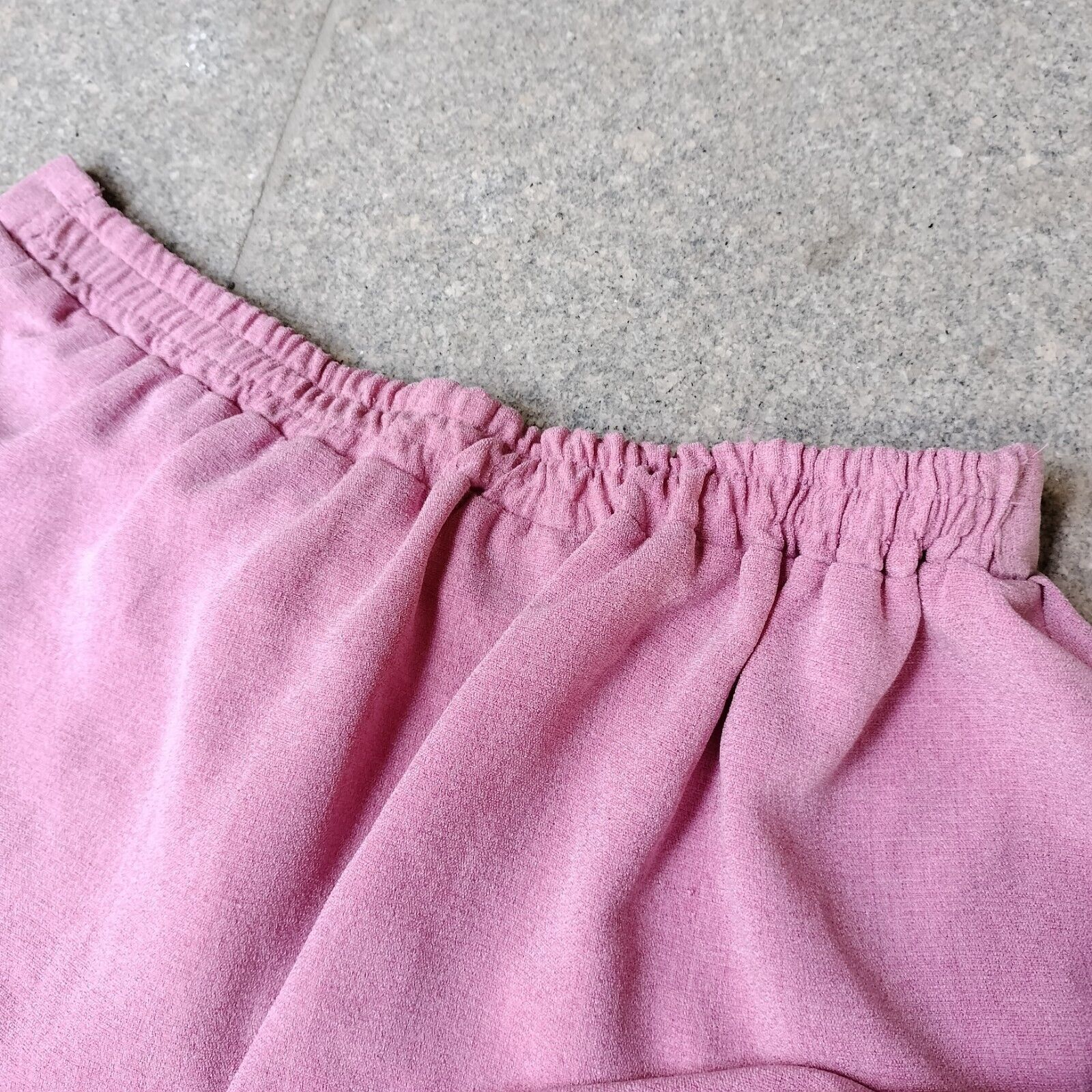 Vintage Vintage 80s Skirt Pink Midi High Waist Knit Button Up Retro Size 34" / US 12 / IT 48 - 12 Thumbnail