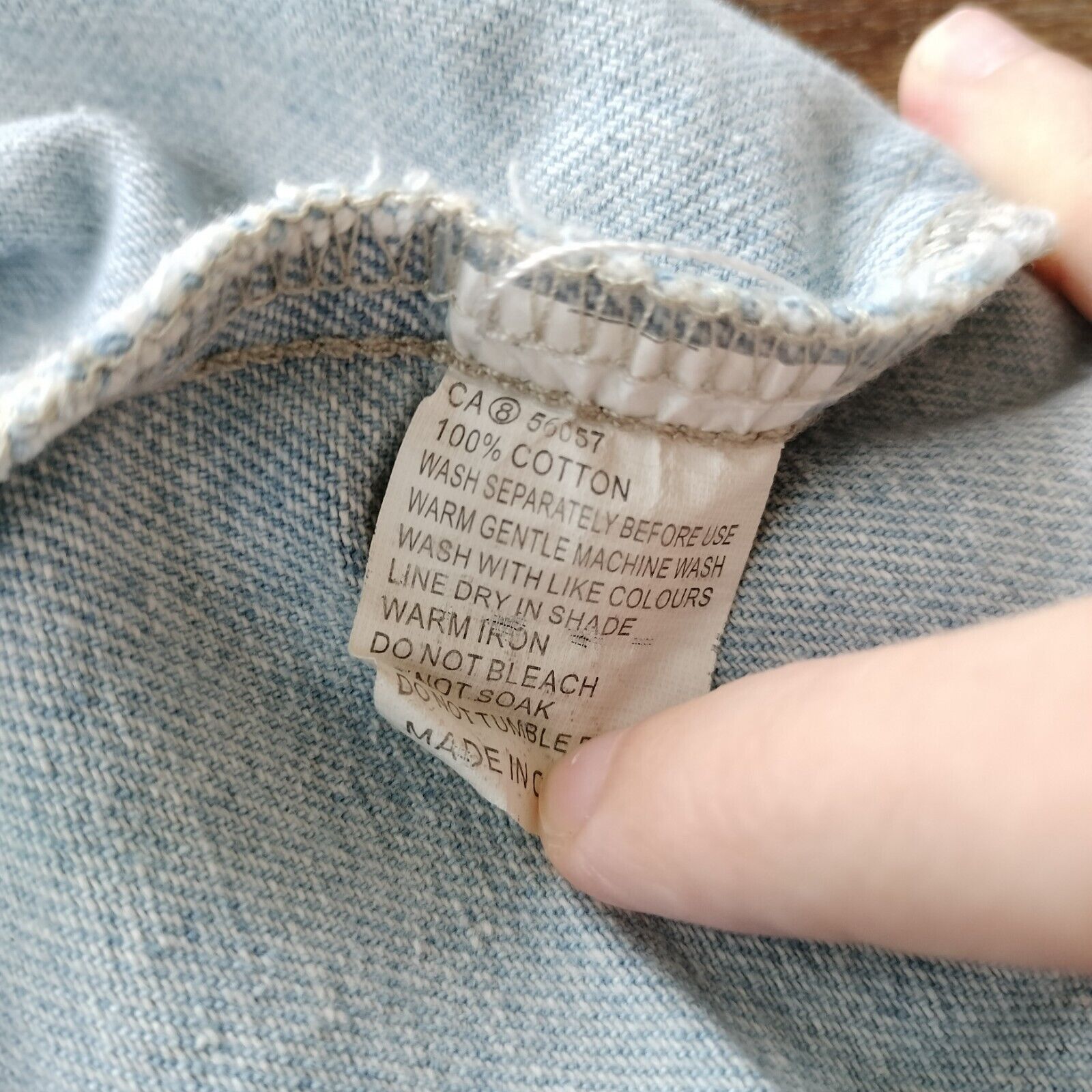 PRINCESS POLLY Princess Polly Skirt Blue Denim A Line Mini Distressed Size 28" / US 6 / IT 42 - 6 Thumbnail