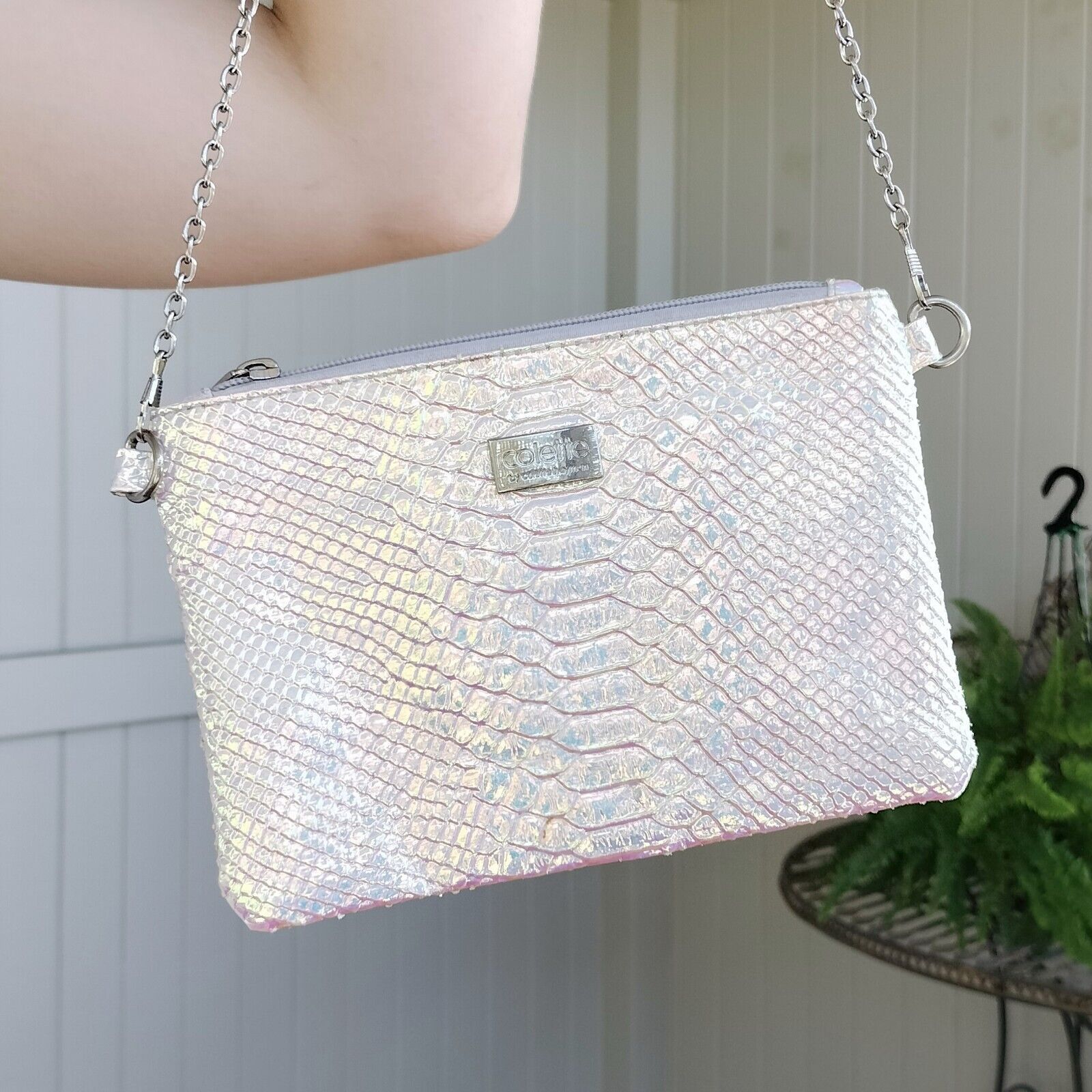 Colette Colette Hayman Bag Purse Pink Crossbody Mermaid Holographic Size ONE SIZE - 1 Thumbnail