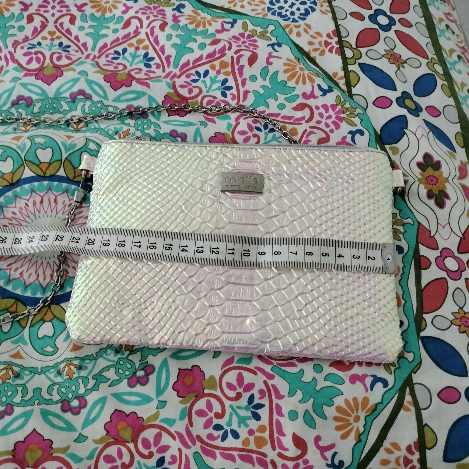Colette Colette Hayman Bag Purse Pink Crossbody Mermaid Holographic Size ONE SIZE - 8 Thumbnail