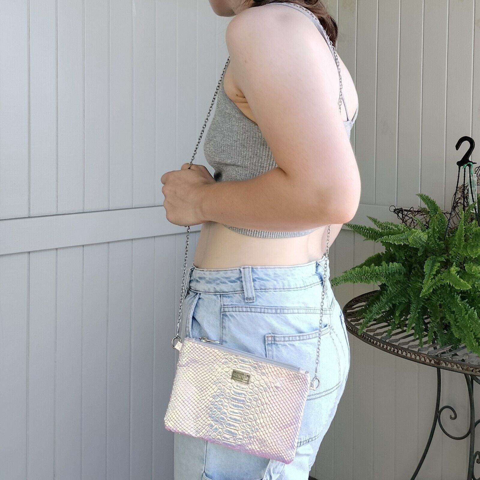 Colette Colette Hayman Bag Purse Pink Crossbody Mermaid Holographic Size ONE SIZE - 2 Thumbnail