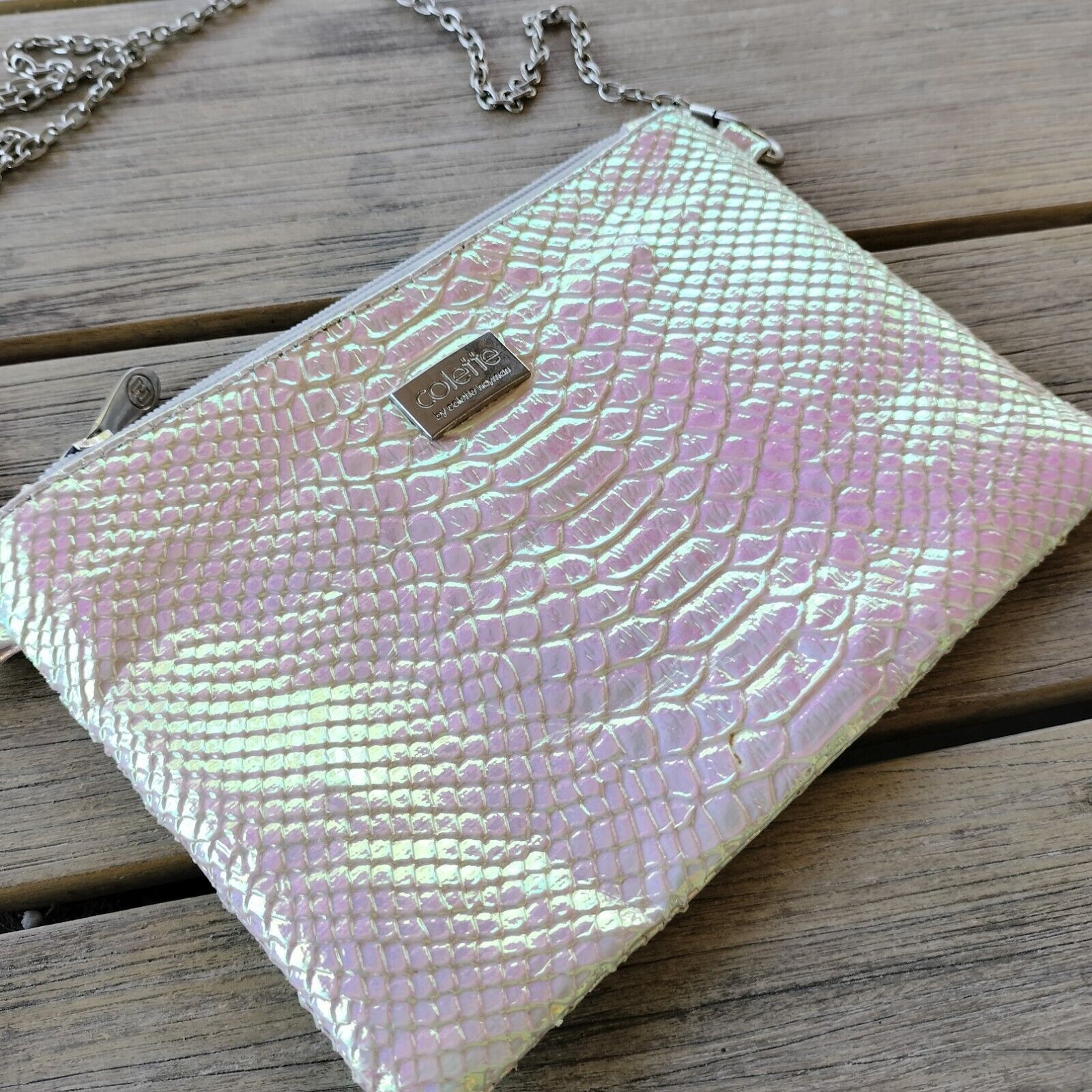 Colette Colette Hayman Bag Purse Pink Crossbody Mermaid Holographic Size ONE SIZE - 5 Thumbnail