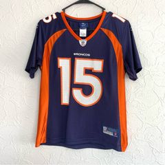 Denver Broncos Jersey Tebow 15 Reebok Blue Orange Shirt Size M Boys NFL  Football