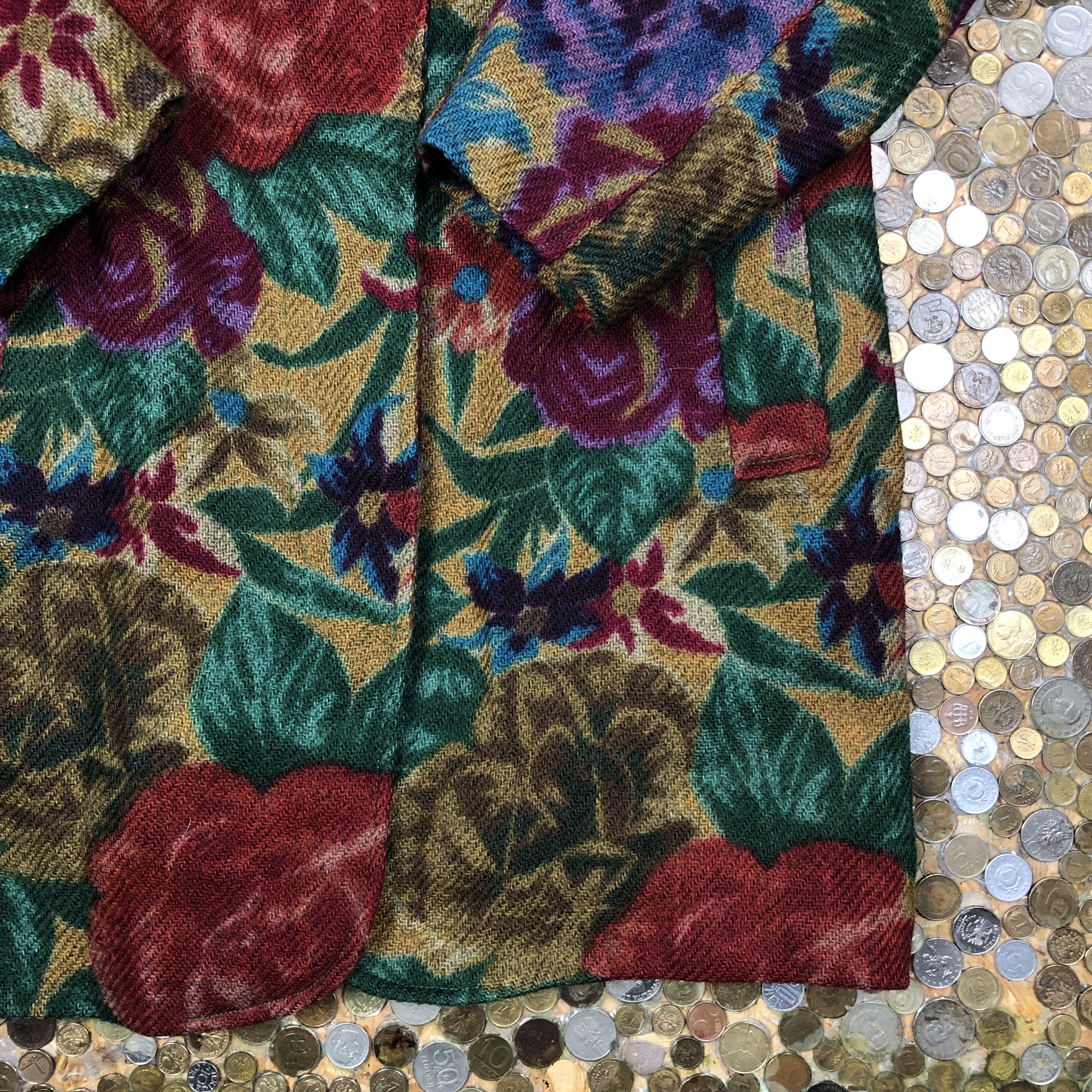 Kenzo Kenzo Vintage Flower Coat 90's Size US XS / EU 42 / 0 - 6 Thumbnail