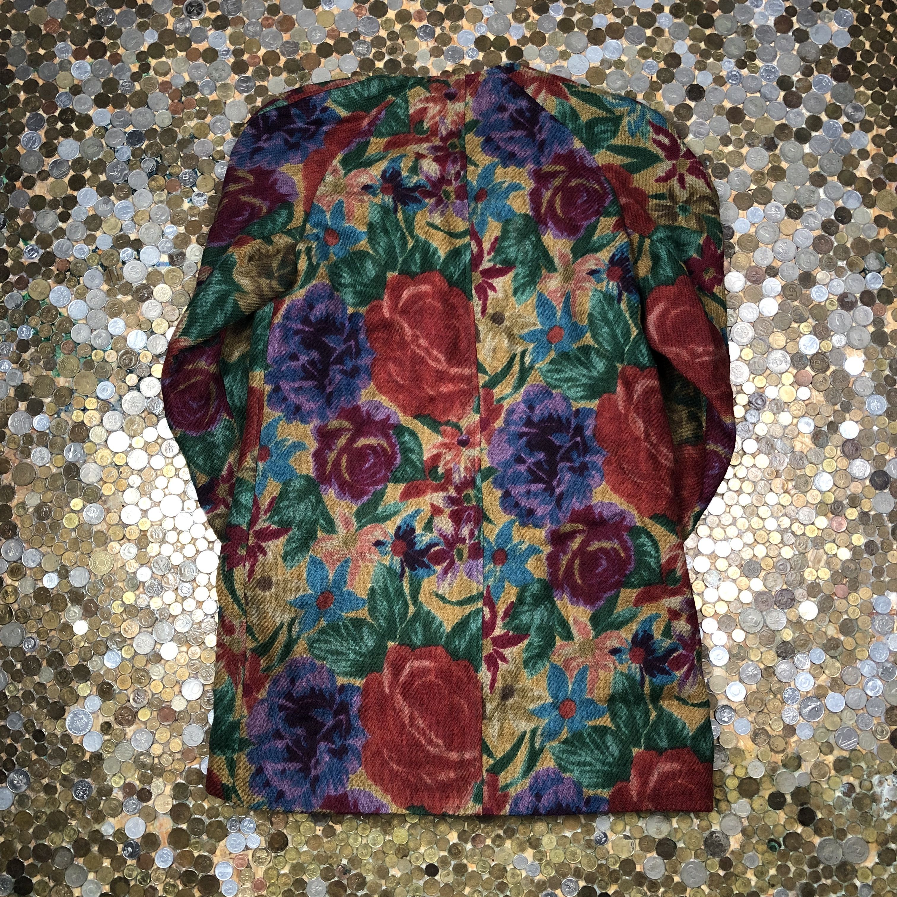 Kenzo Kenzo Vintage Flower Coat 90's Size US XS / EU 42 / 0 - 4 Thumbnail