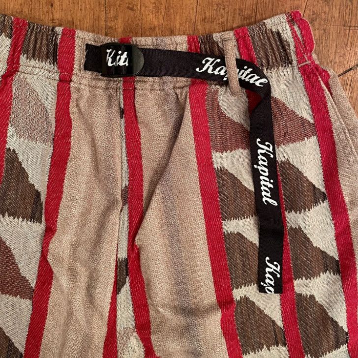 Kapital Kapital Cotton Pueblo Stripe Easy Shorts Size US 30 / EU 46 - 2 Thumbnail