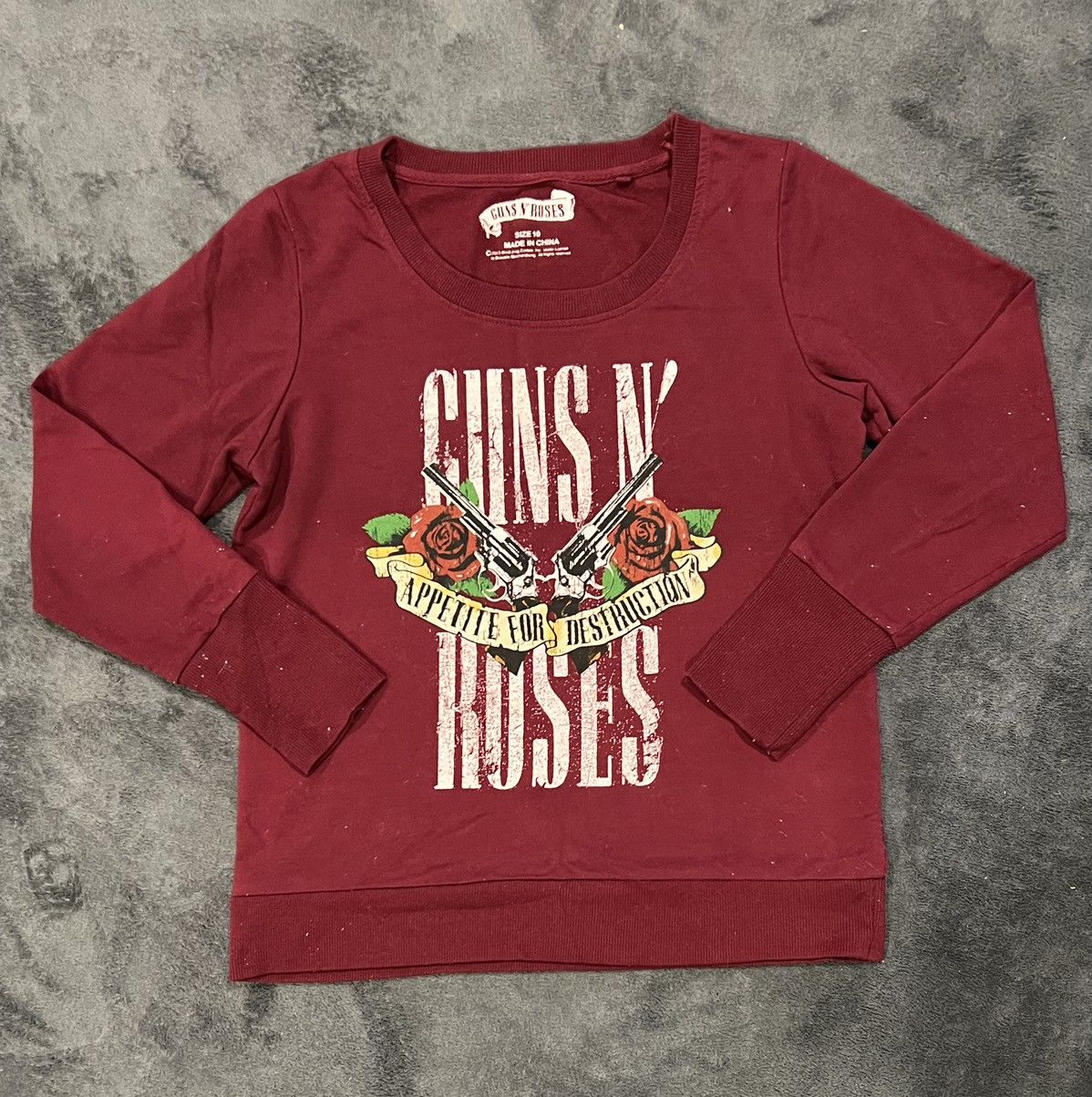 Band Tees × Guns N' Roses × Vintage 🔫 Gun N Roses Jumper ⛓ Size S / US 4 / IT 40 - 2 Thumbnail