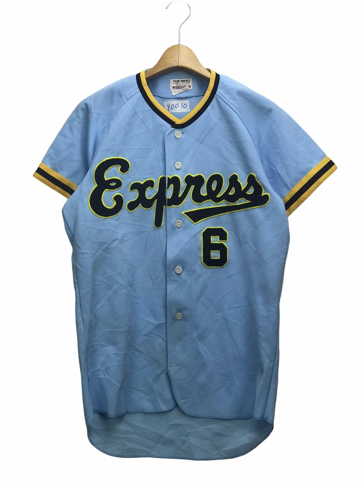 Descente Vintage Express Baseball Jersey by Descente Size US L / EU 52-54 / 3 - 1 Thumbnail