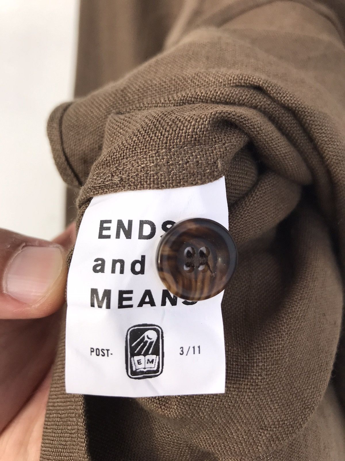 ENDS and MEANS Ends & Means Pullover Linen Shirt Size US S / EU 44-46 / 1 - 5 Thumbnail