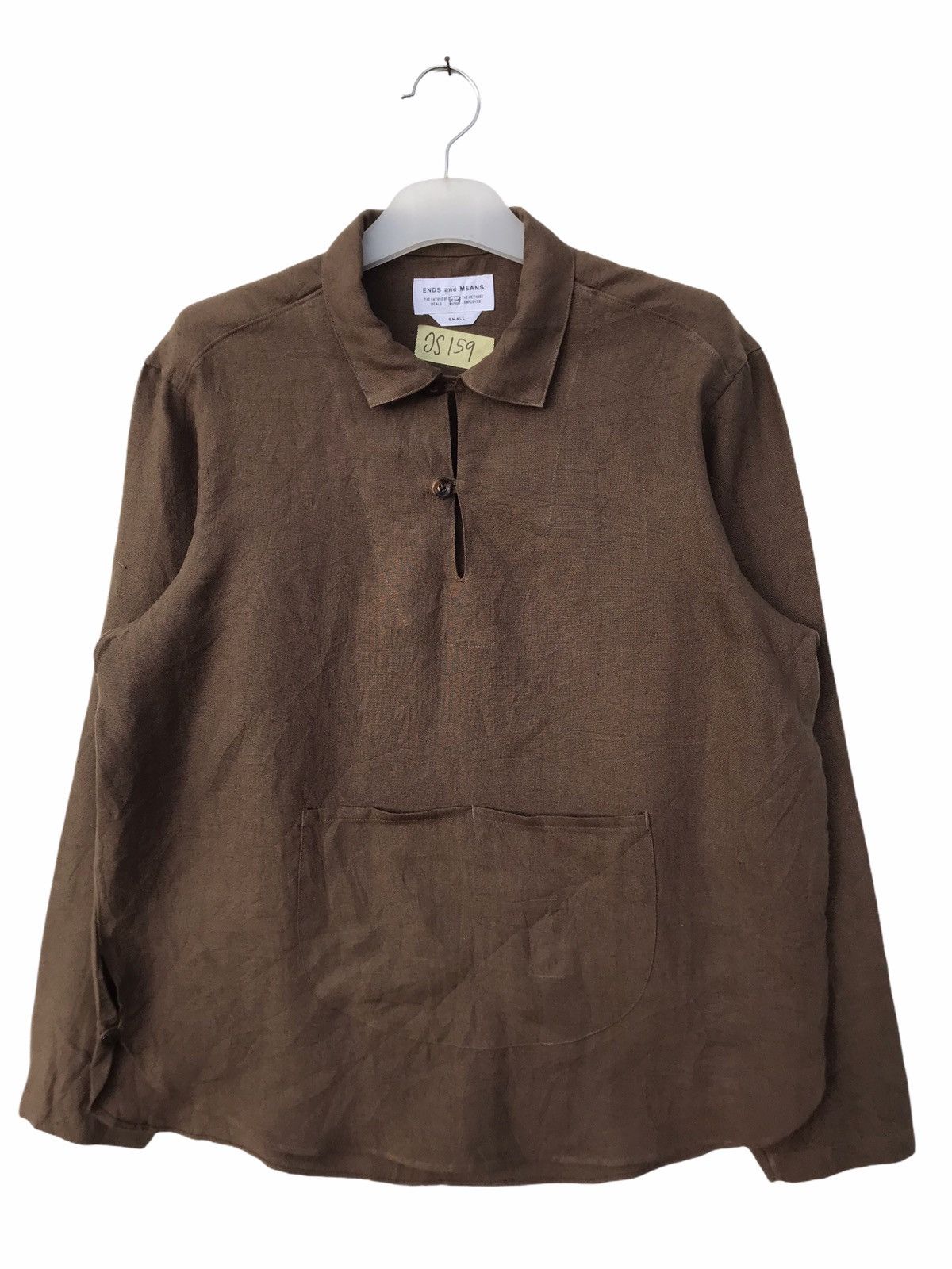 ENDS and MEANS Ends & Means Pullover Linen Shirt Size US S / EU 44-46 / 1 - 1 Thumbnail