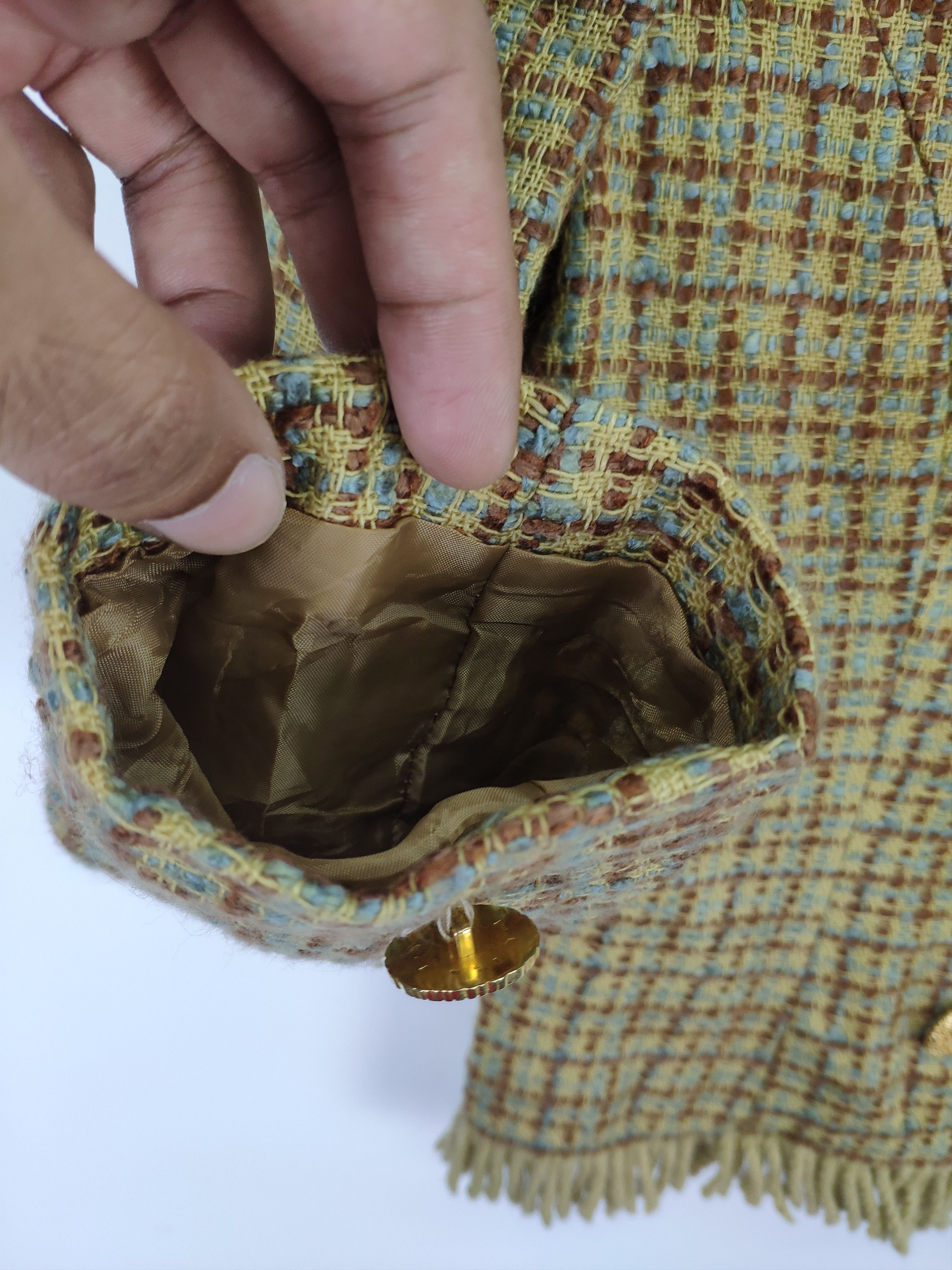 Japanese Brand × Le Grande Bleu (L.G.B.) Vintage Wool Tweed Jacket Chanel Style Size S / US 4 / IT 40 - 5 Thumbnail