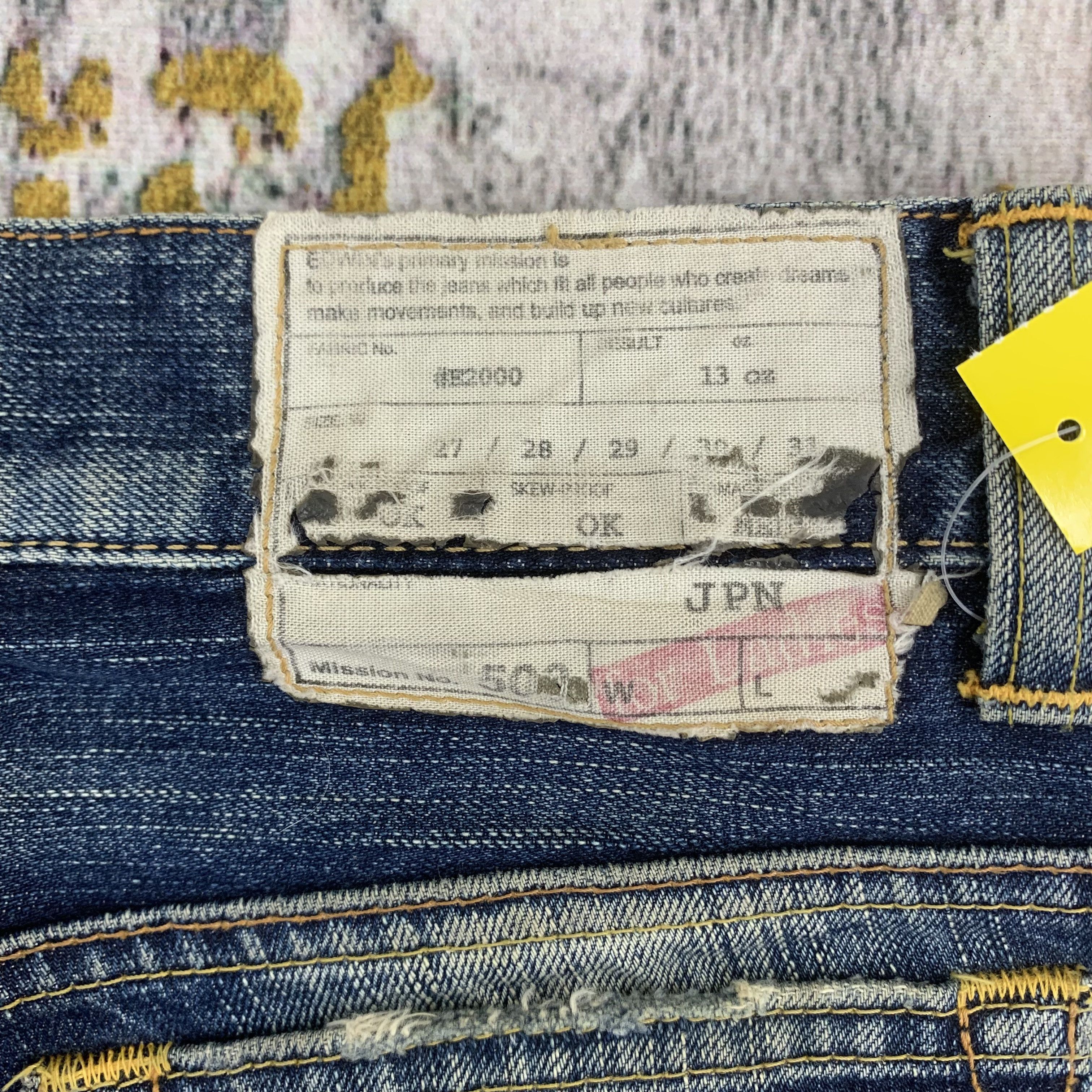 Edwin Ripped Jeans Blue Distressed Denim Edwin Size US 29 - 6 Thumbnail