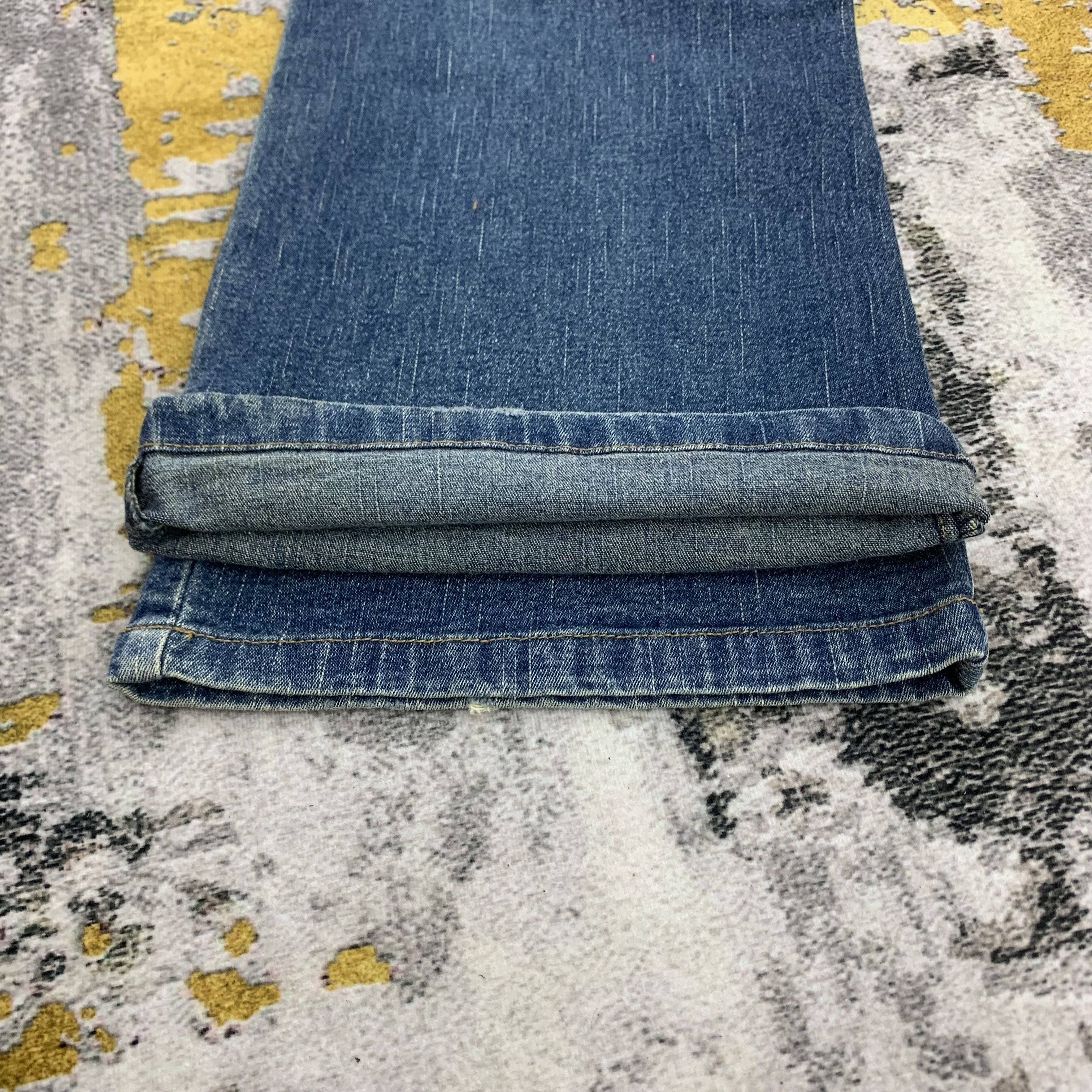 Japanese Brand Flared Jeans Bush Pants for Womens Size 26" / US 2 / IT 38 - 7 Thumbnail