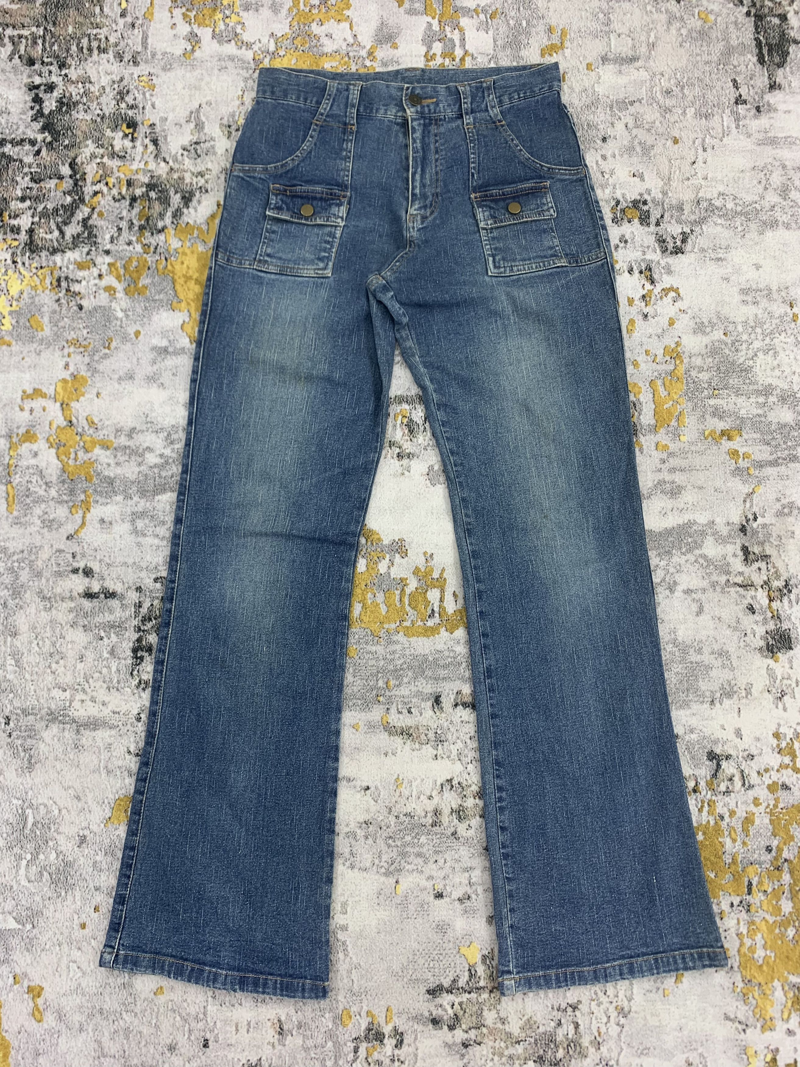 Japanese Brand Flared Jeans Bush Pants for Womens Size 26" / US 2 / IT 38 - 1 Thumbnail